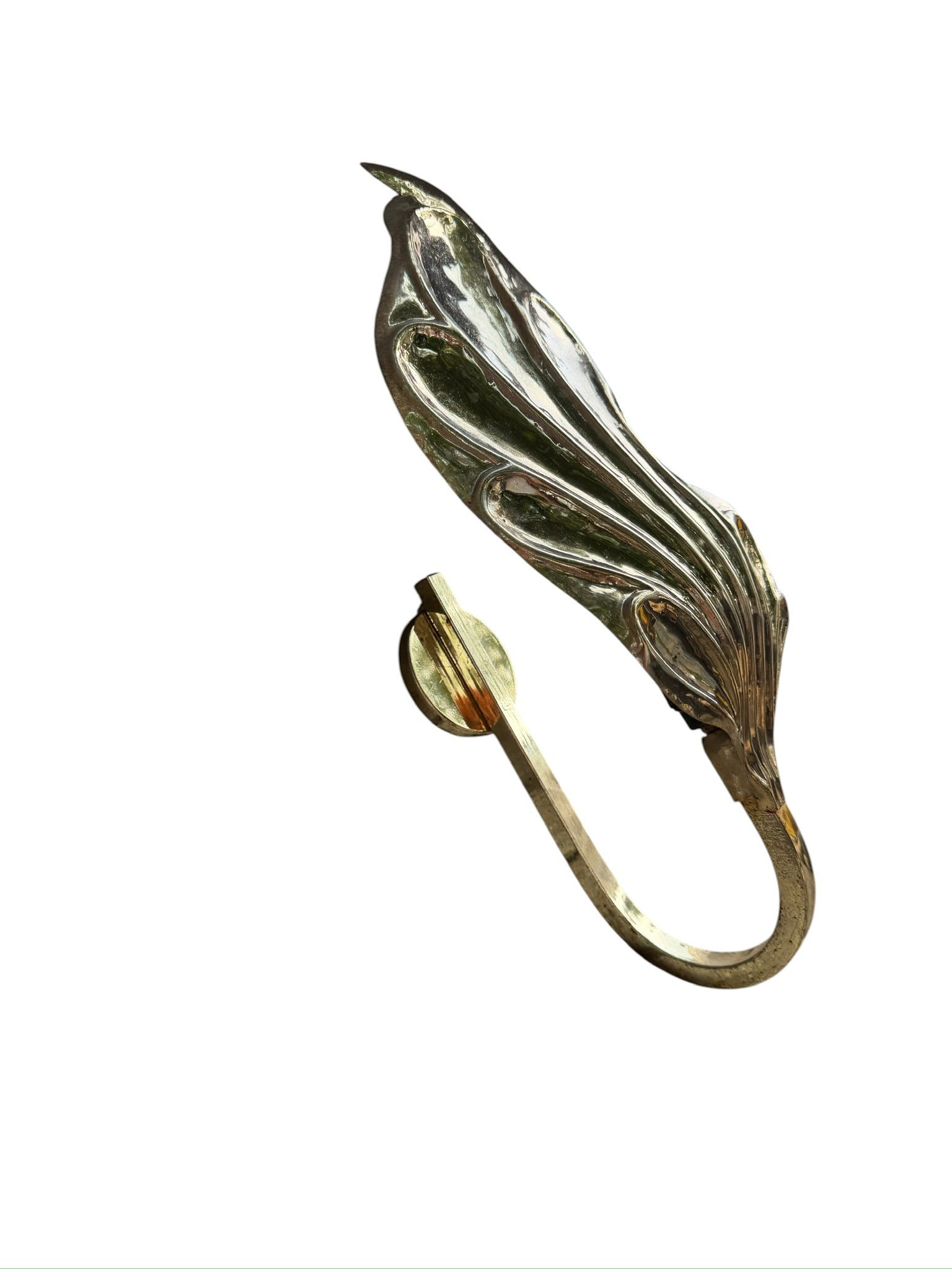 Italian Leaf Wall Sconce by Carlo Giorgi and Tommaso Barbi