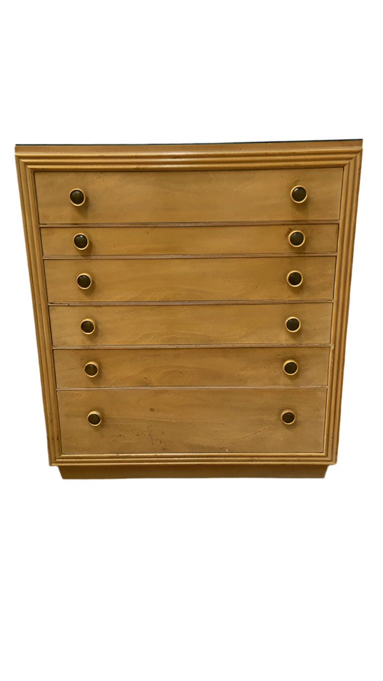 Mid Century Modern Cork Dresser by Johnson Furniture