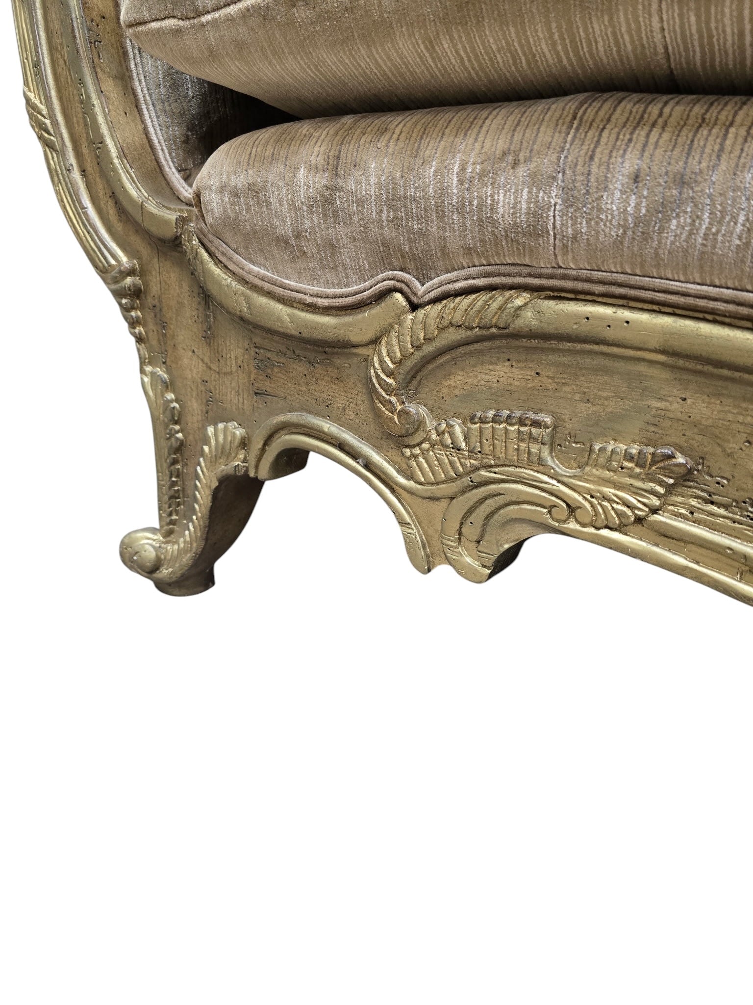 Vintage Marge Carson French Louis XV Style Daybed Newly Reupholstered