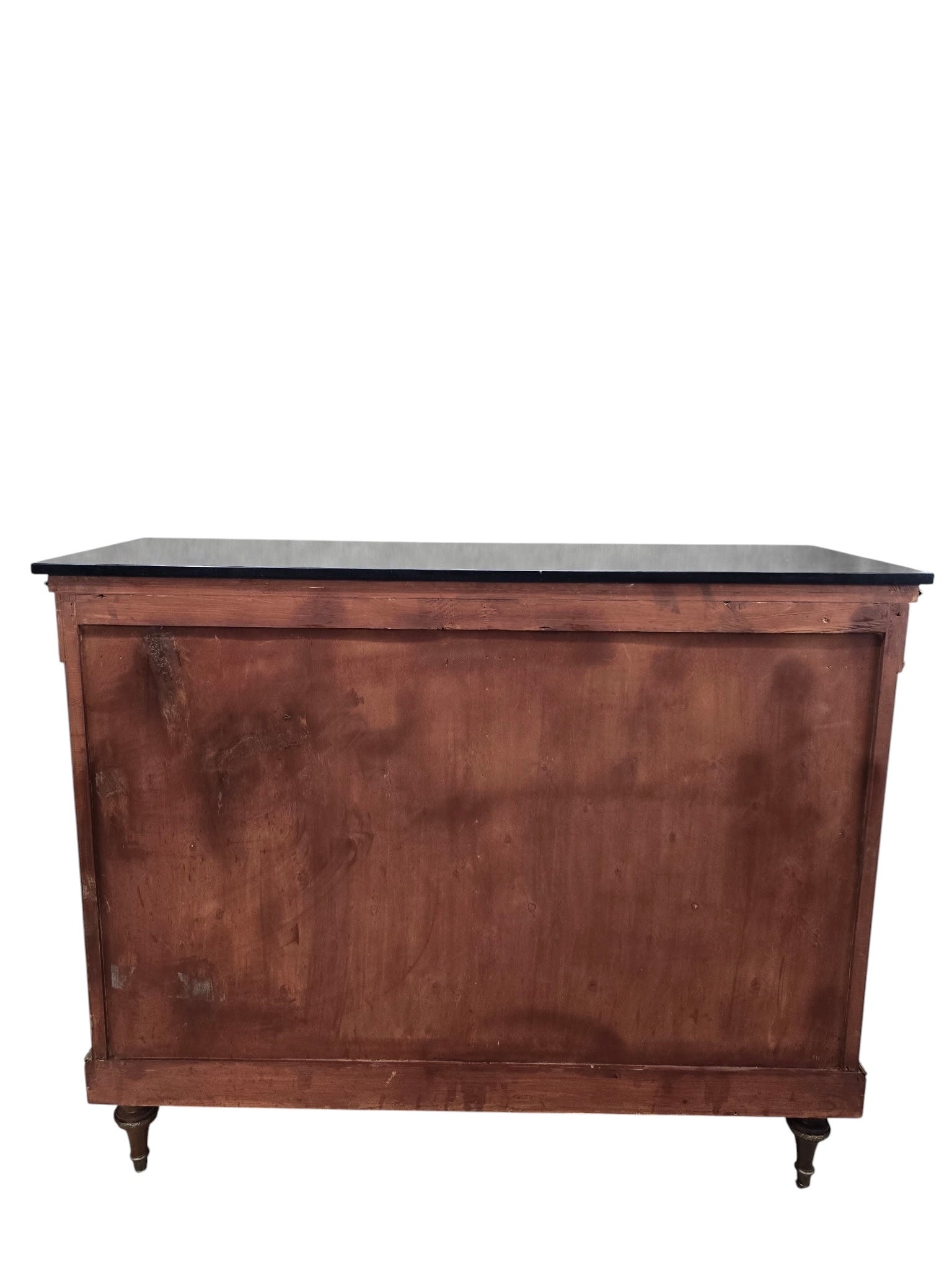 Antique French Louis XVI Style Bronze Mounted Marble Top Cabinet / Server