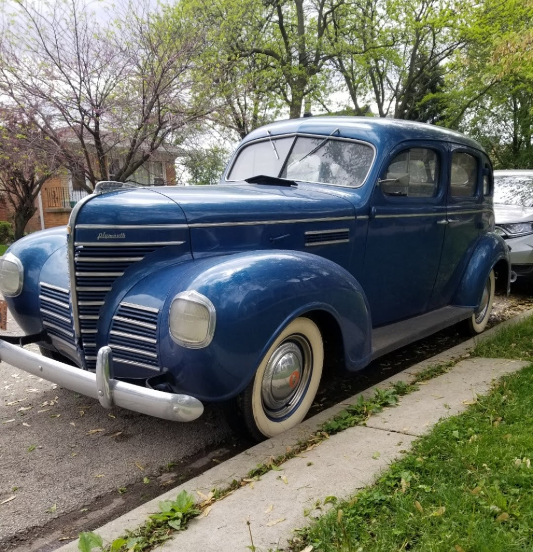 1939 Vintage Plymouth Special Deluxe 4 Suicide Door Sedan Car