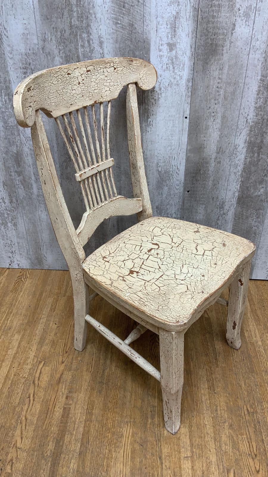 Vintage Farmhouse Style Distressed Dining Chairs - Set of 5