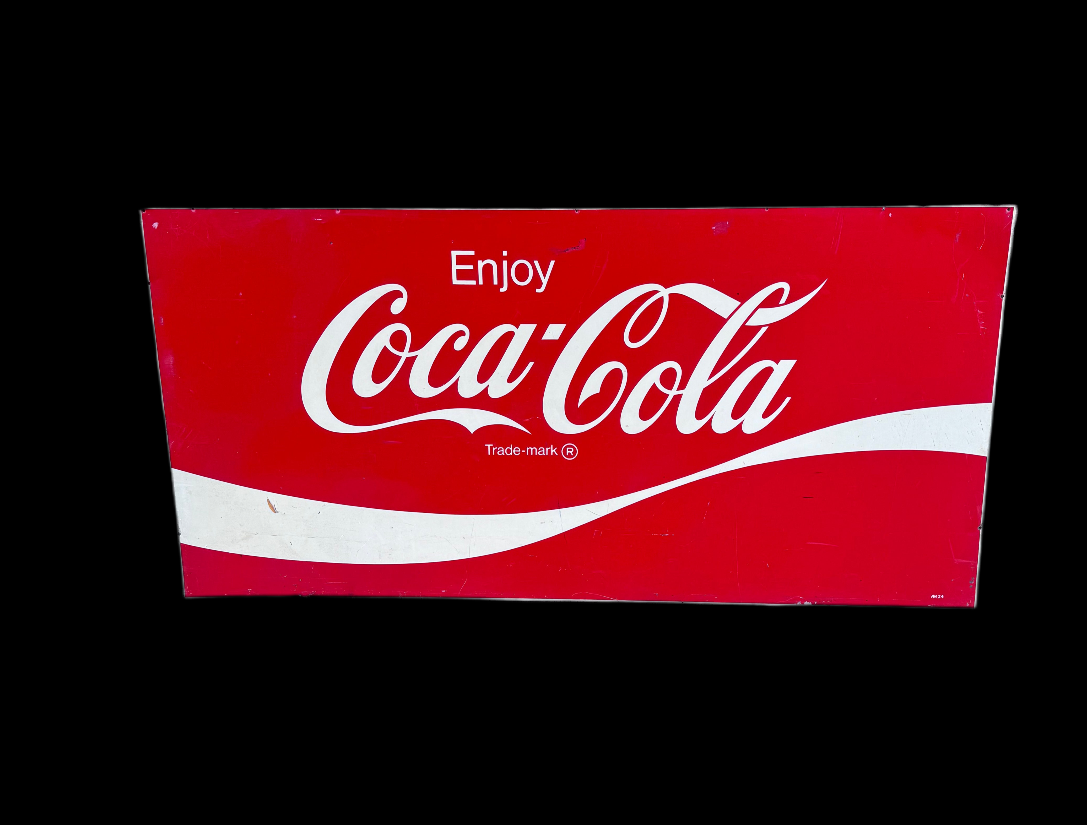 Vintage Metal Coca-Cola Sign