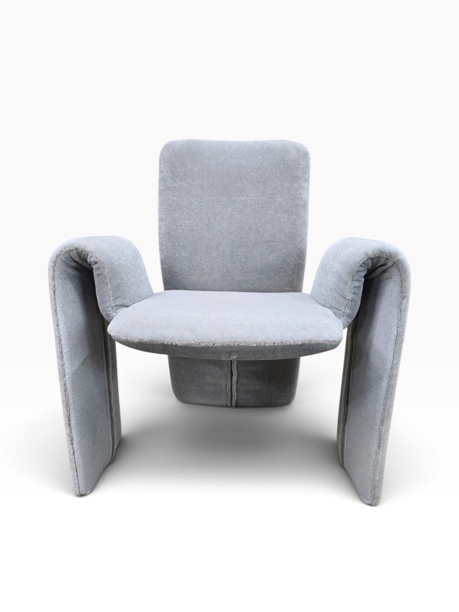 Postmodern Dining Chairs Newly Reupholstered by Steve Leonard - 4