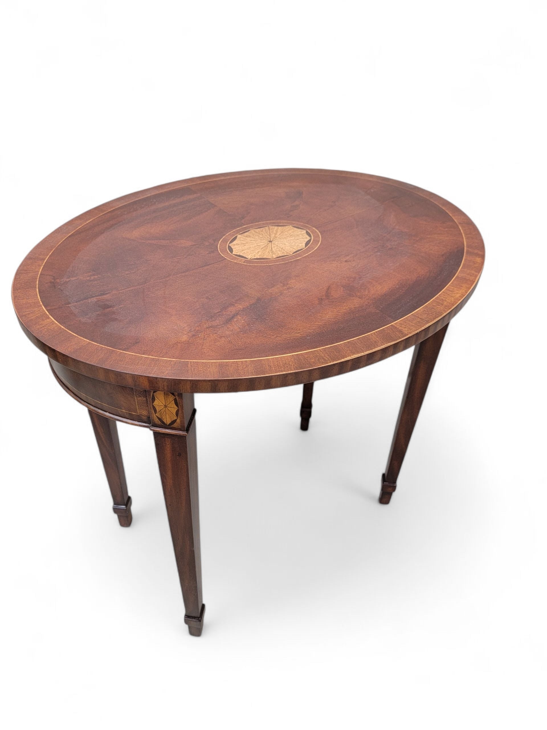 Vintage Regency Style Inlaid Nesting Tables by Maitland Smith