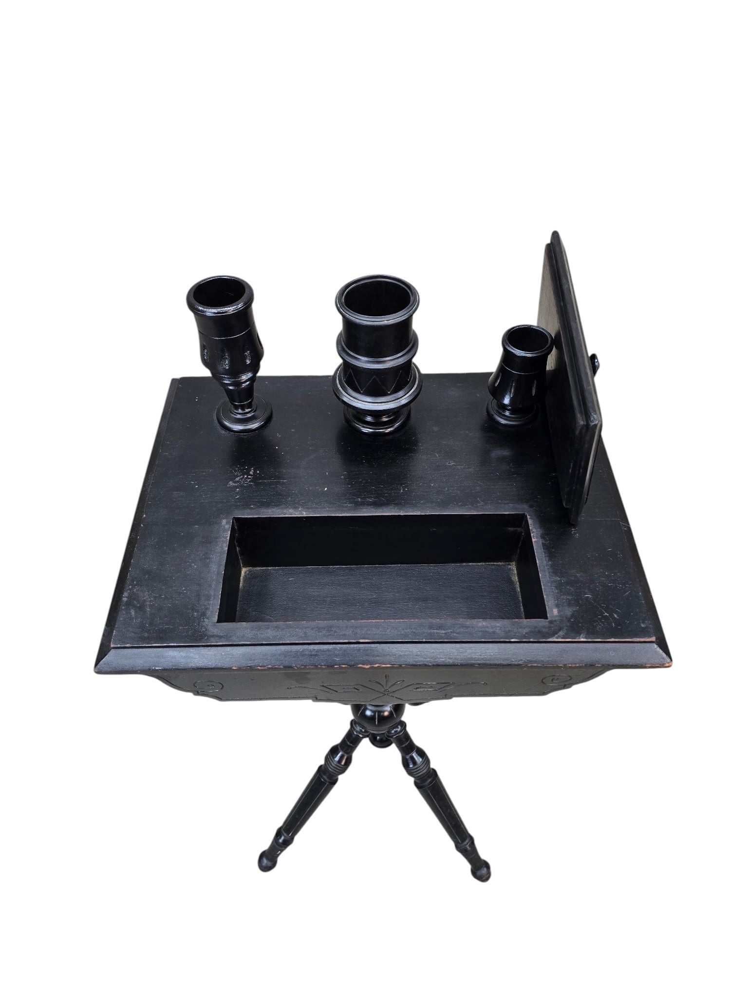 Victorian Ebonized Barber Stand