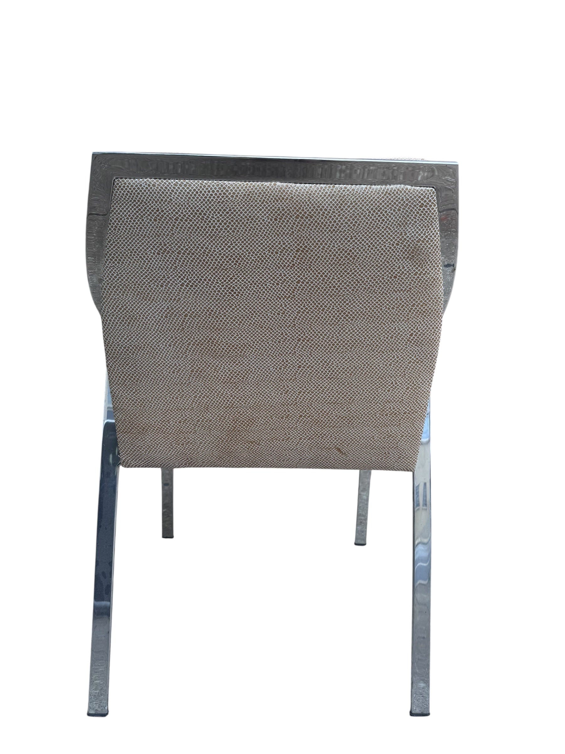 Modern Christophe Holly Hunt Aileron Chair Newly Upholstered