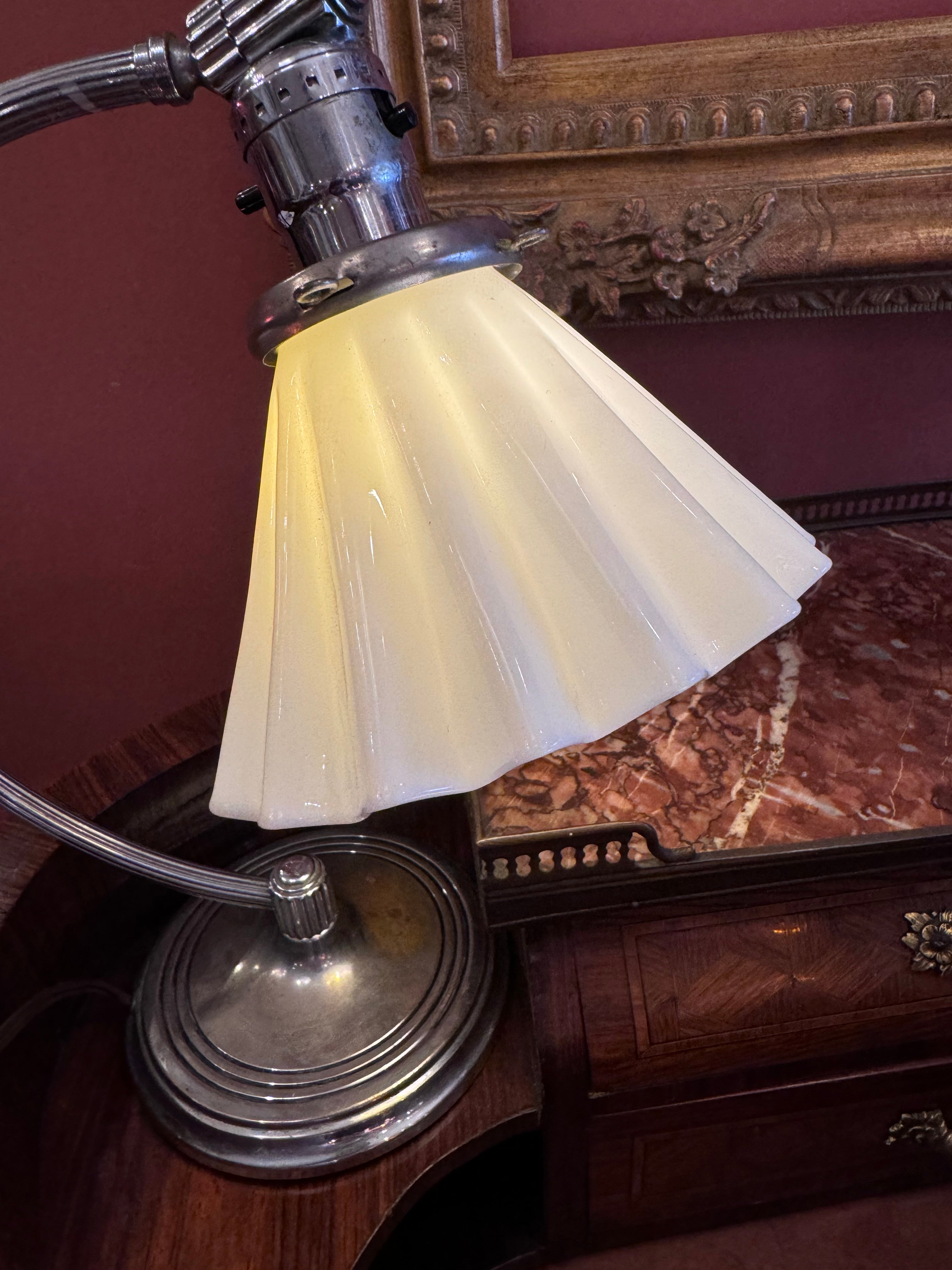 Vintage Art Deco Desk Lamp by Chase and Co.