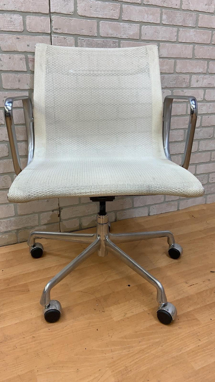 Mid Century Modern Herman Miller Eames Low Back White Mesh Office Chairs - Set of 6