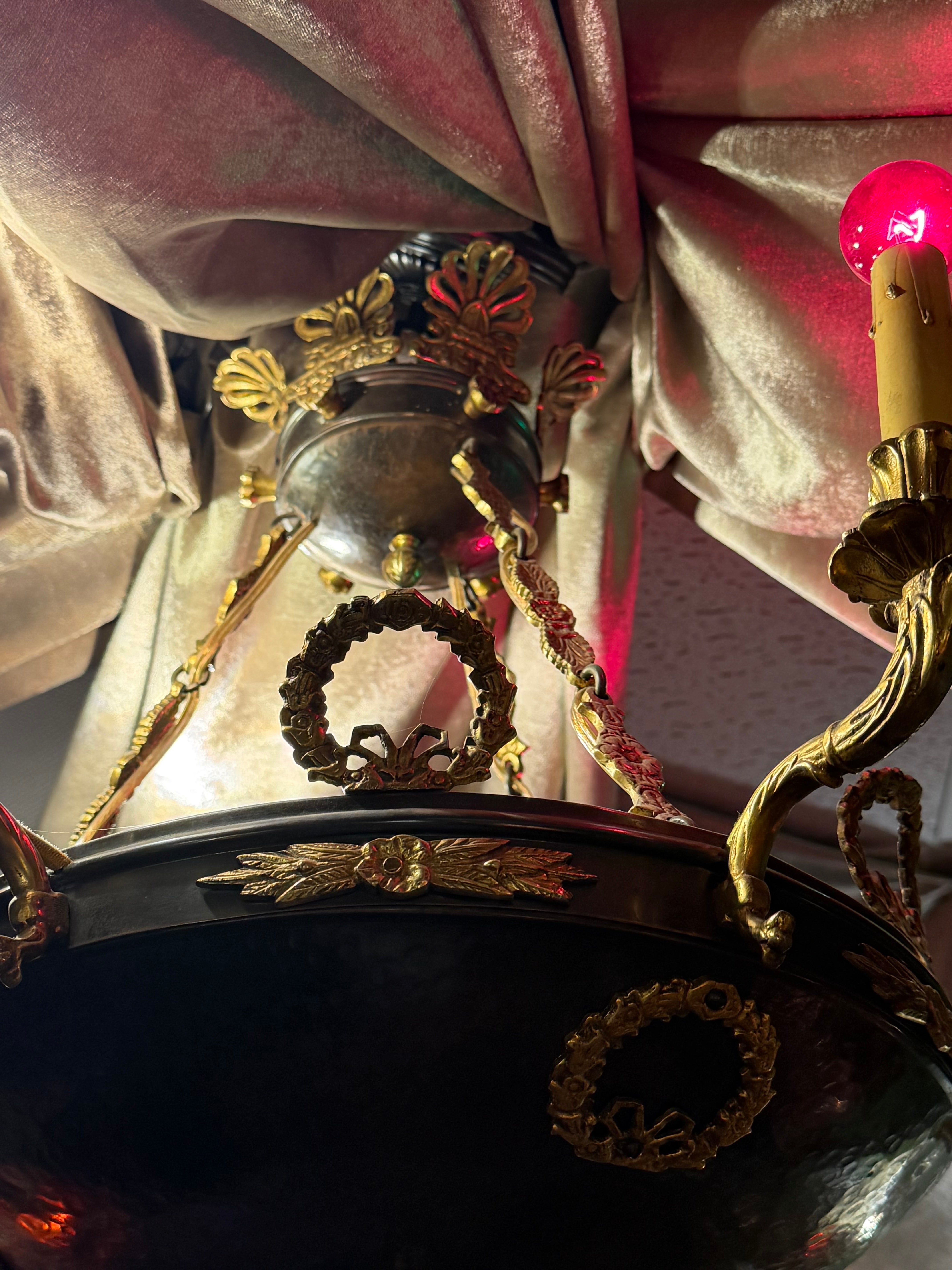 Antique French Empire Revival Chandelier