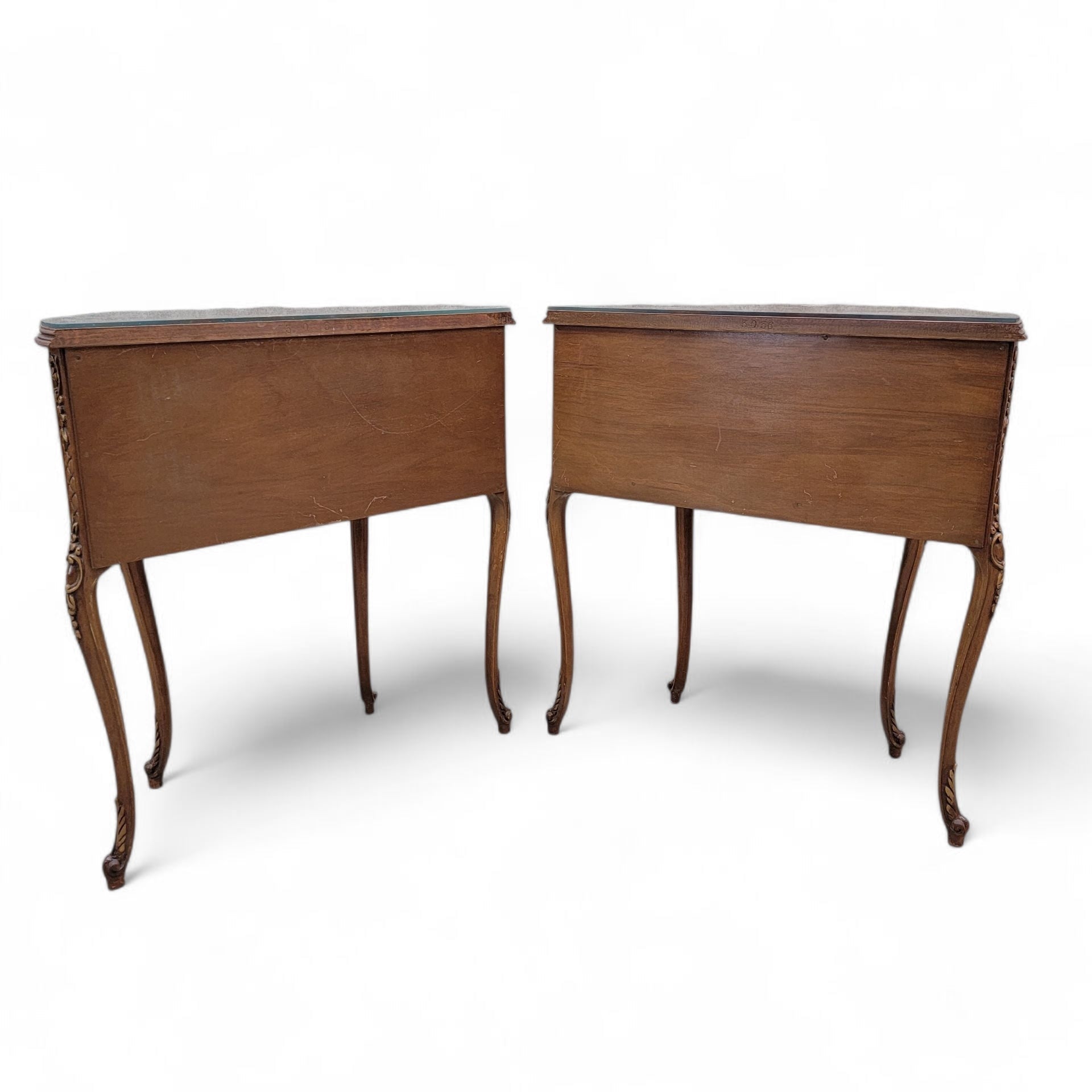 Antique Neoclassical French Style End Tabes/Nightstands - Pair
