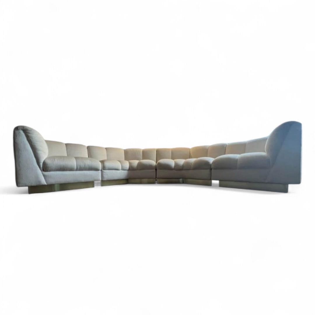 New - Vintage Modern 6 Piece Sofa for Upholstery