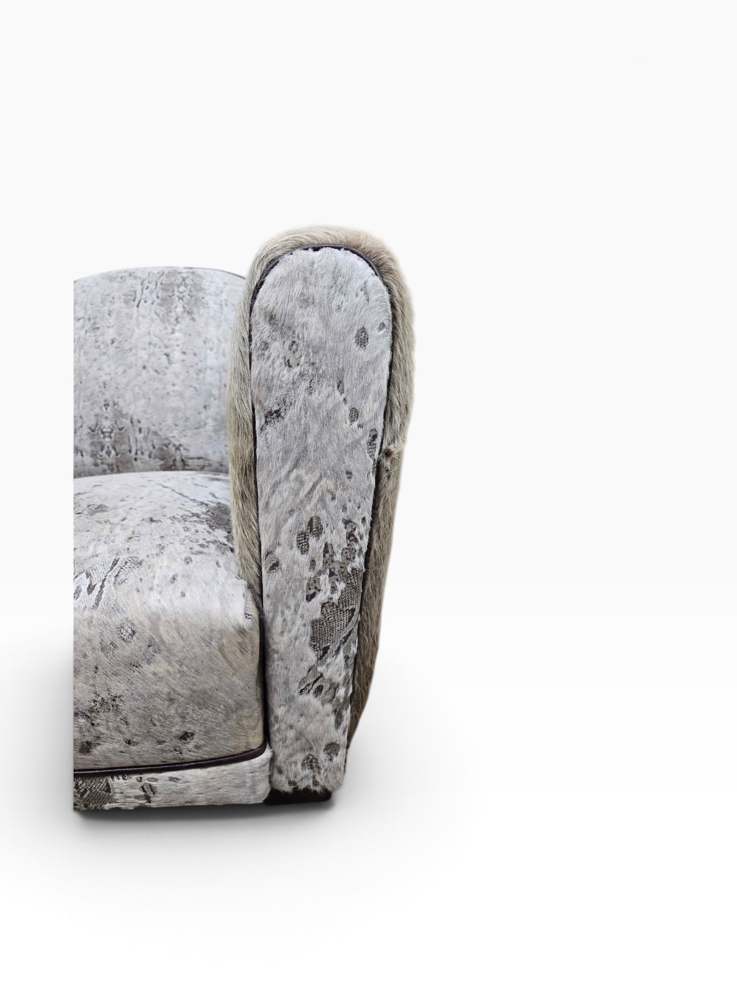 Vintage French Art Deco Club Chair Newly Reupholstered
