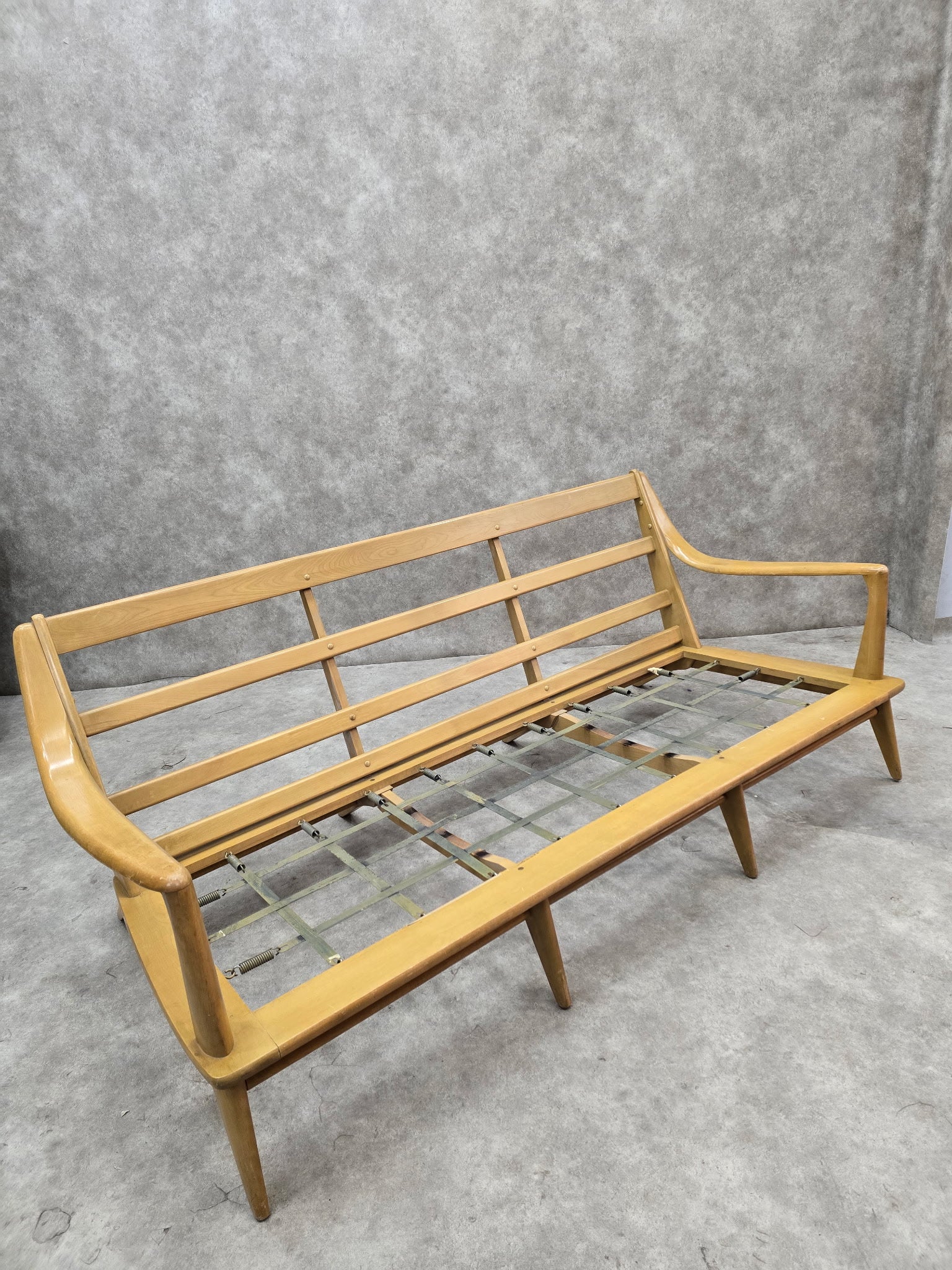 MCM Heywood Wakefield Aristocraft Sofa Newly Reupholstered