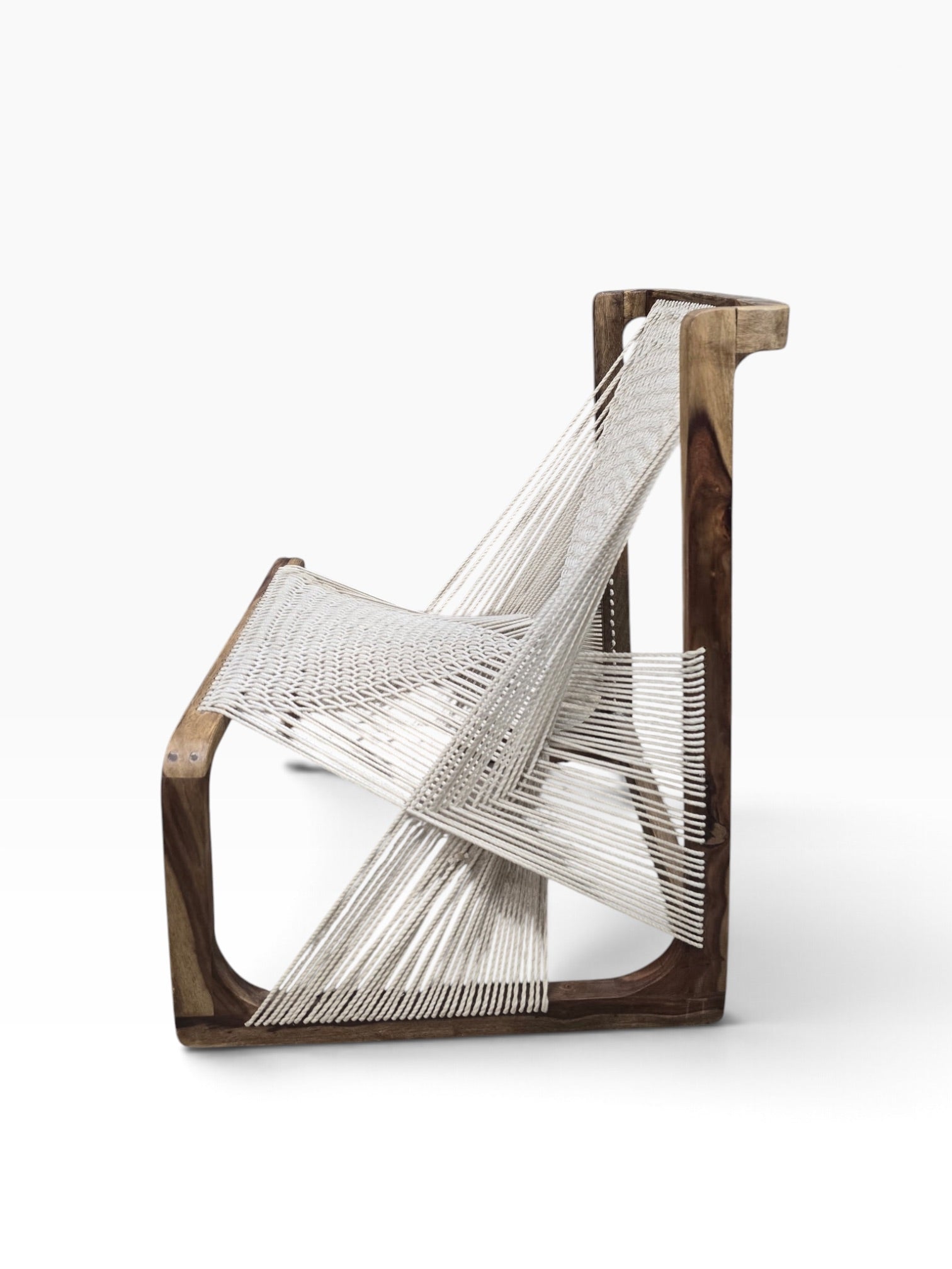 Swedish Chair and Ottoman by Asa Karner