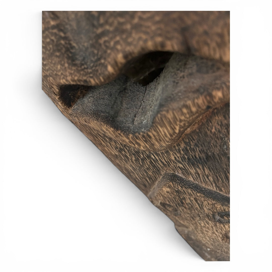 New - Hand Made Carved Tribal Head