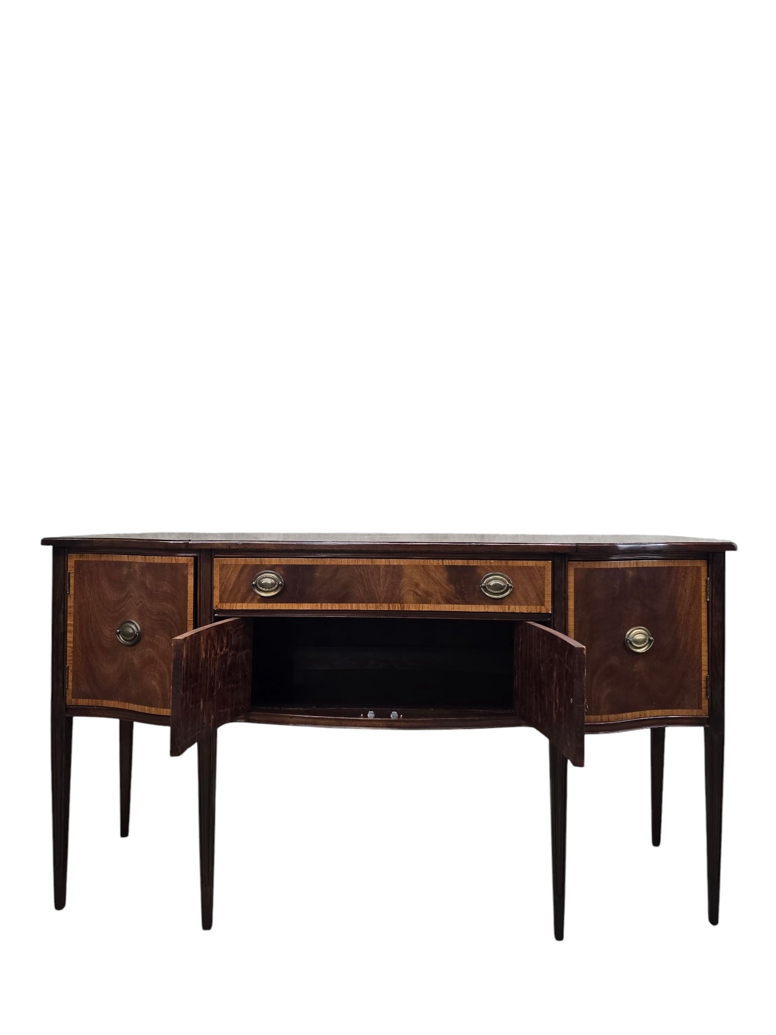 Antique Georgian Style Mahogany Sideboard Server