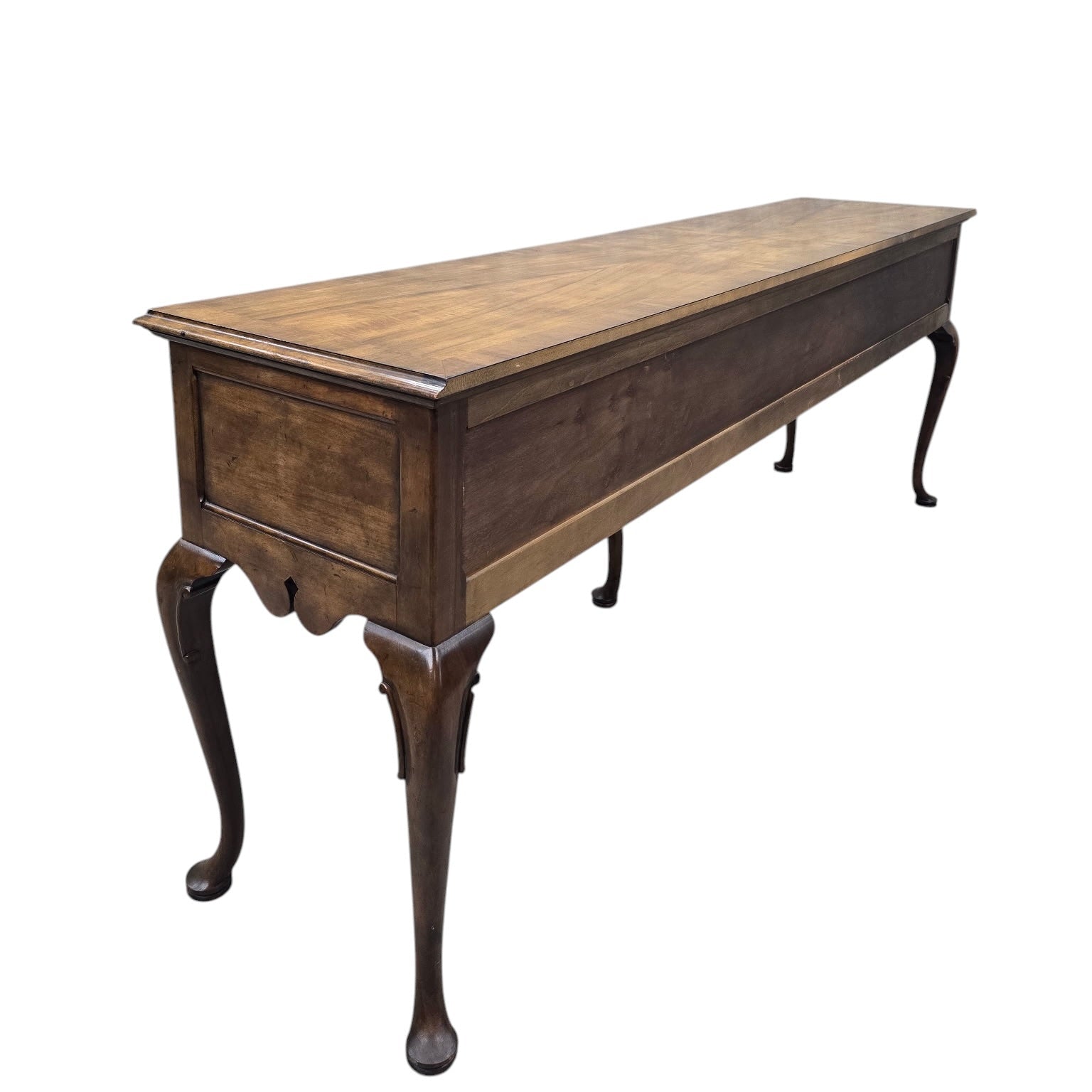 Vintage Queen Anne Style Console Table by Baker Furniture