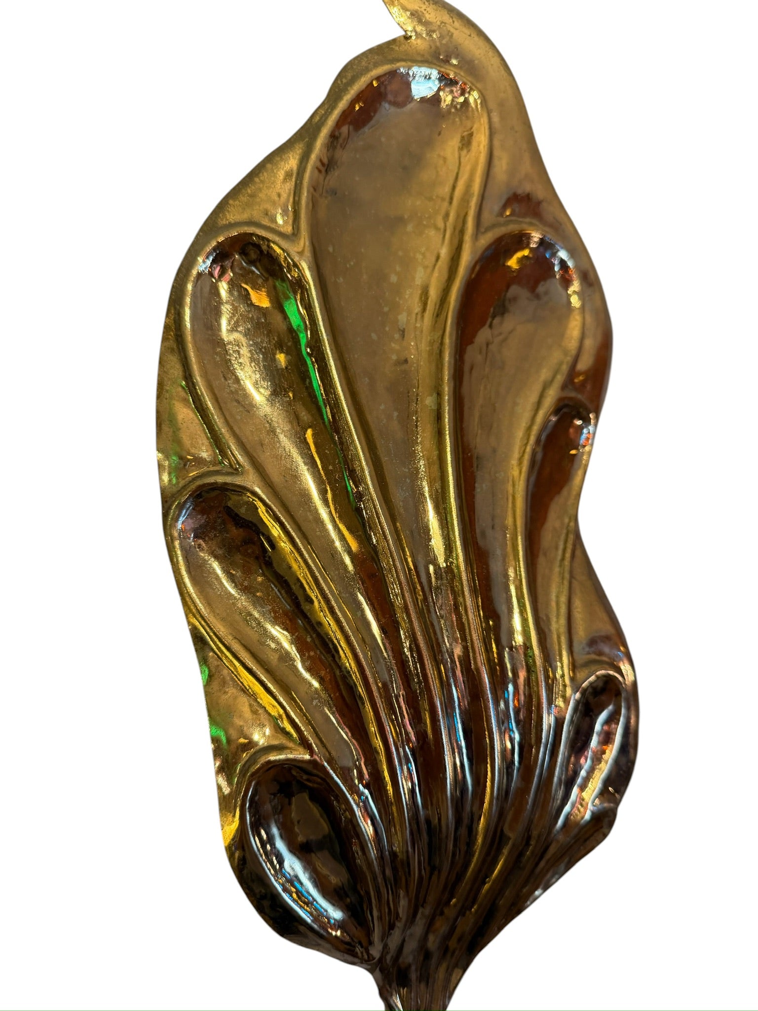 Italian Leaf Wall Sconce by Carlo Giorgi and Tommaso Barbi
