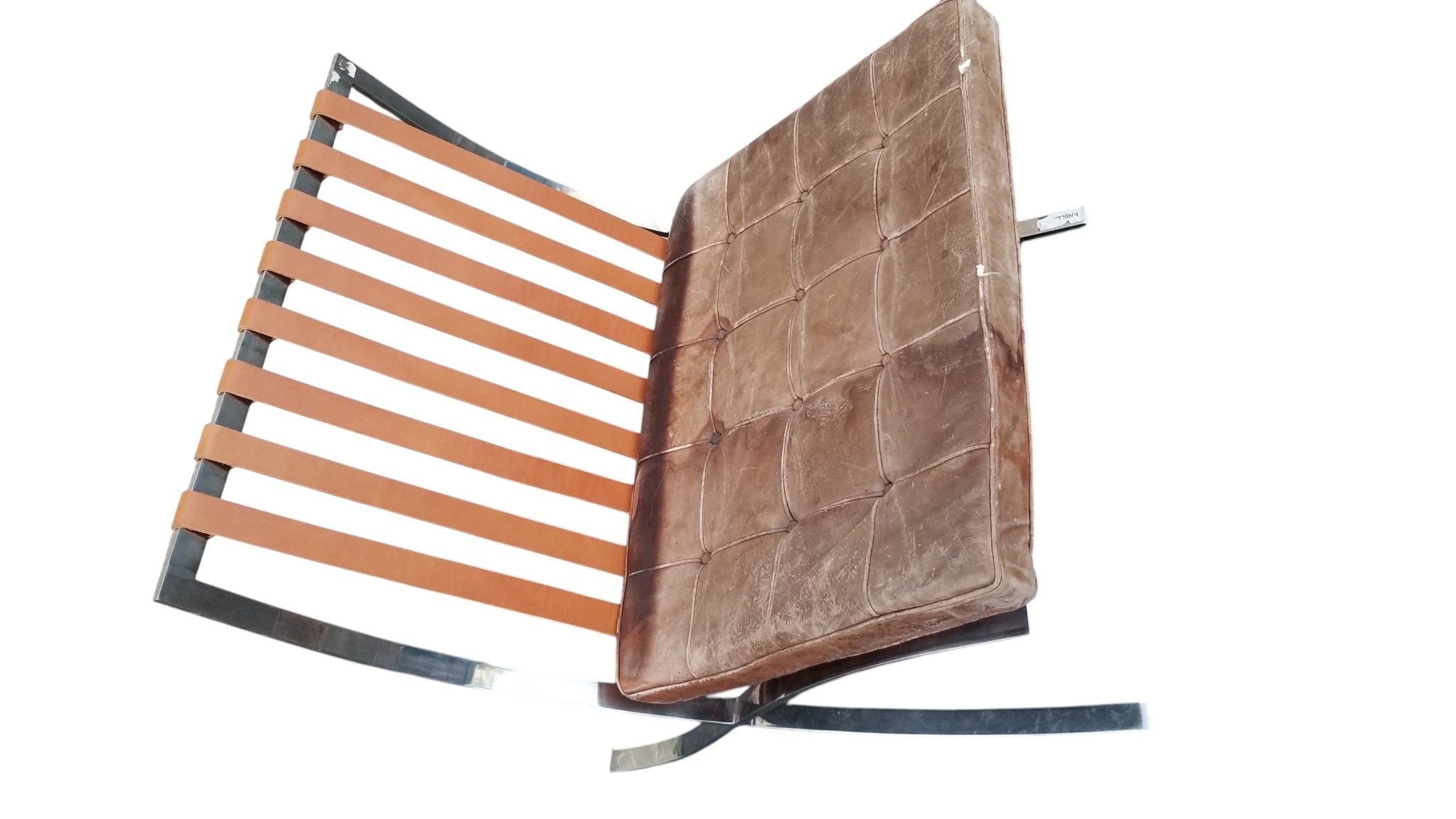 MCM Mies Van Der Rohe for Knoll Barcelona Chair Newly Reupholstered