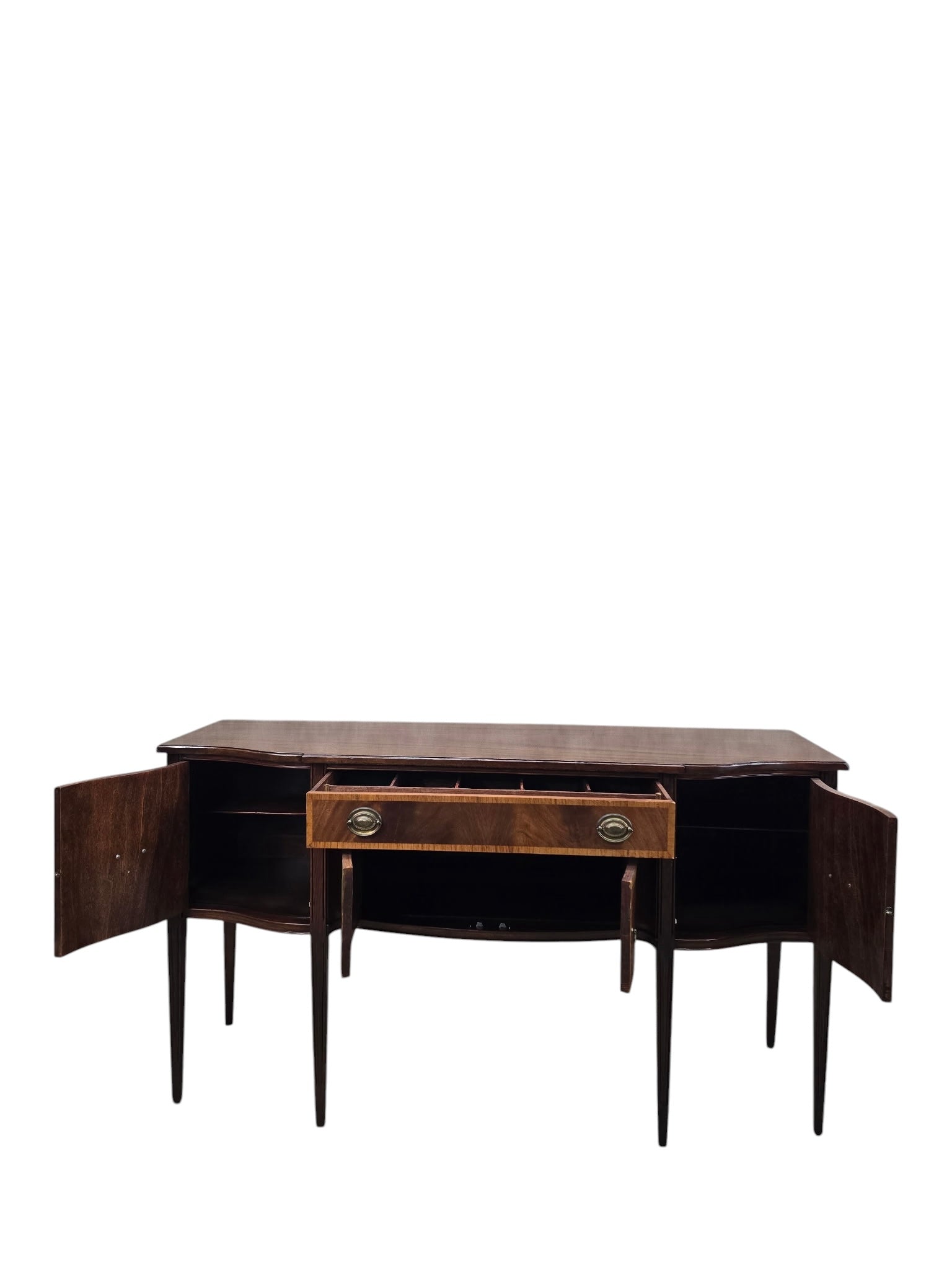 Antique Georgian Style Mahogany Sideboard Server