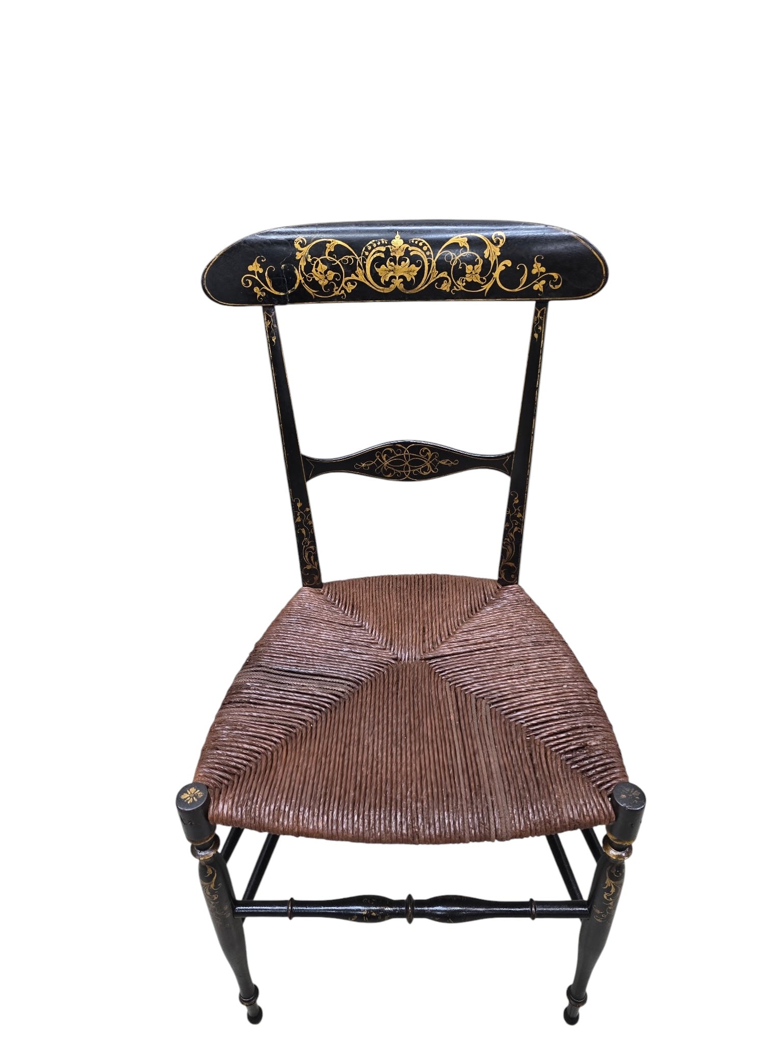 NEW - Antique Italian Side Chairs by Fratelli Levaggi and Giuseppe Gaetano Descalzi - Pair