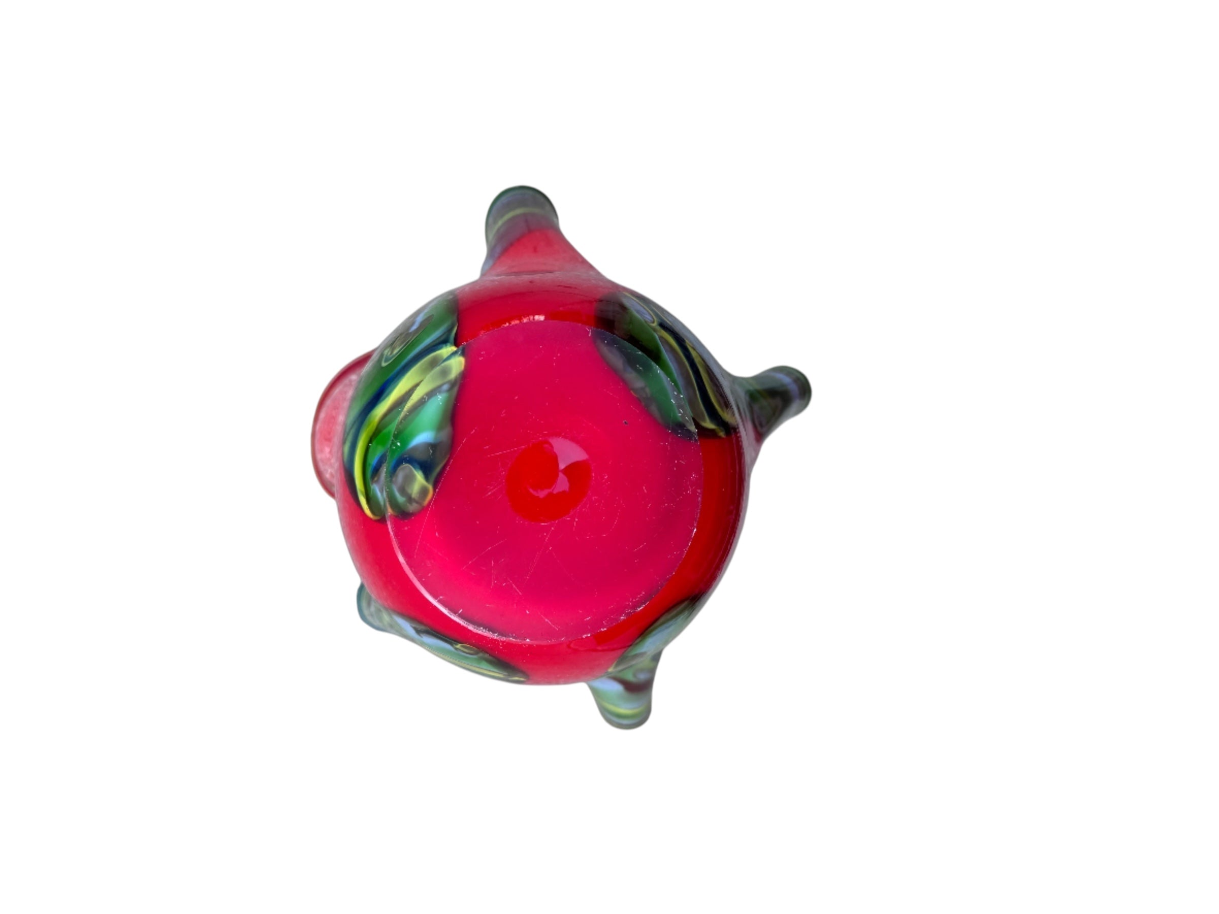 Vintage Italian Red Vase