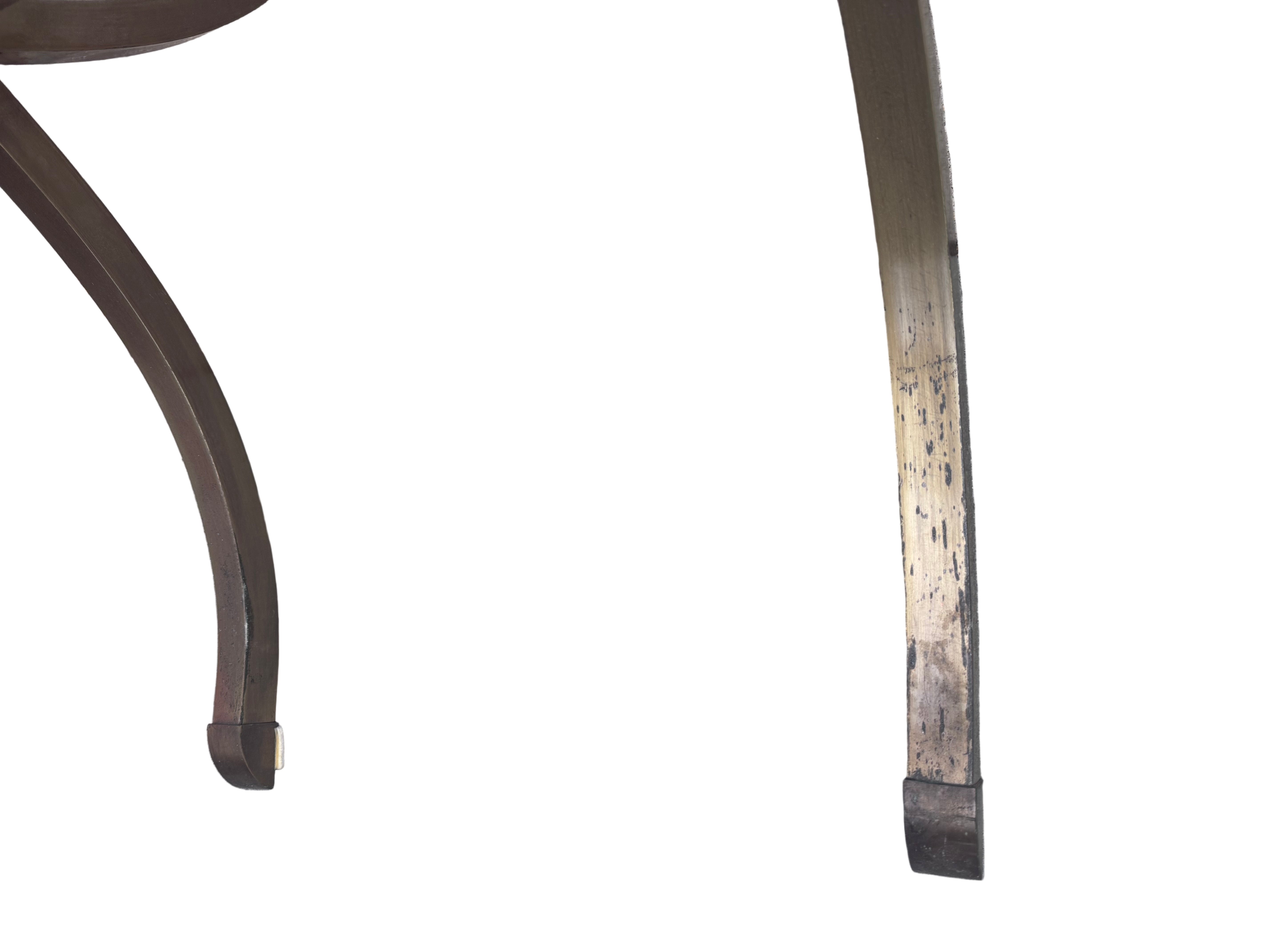 New - Hollywood Regency LaBarge Brass Tray Top Oval Coffee Table