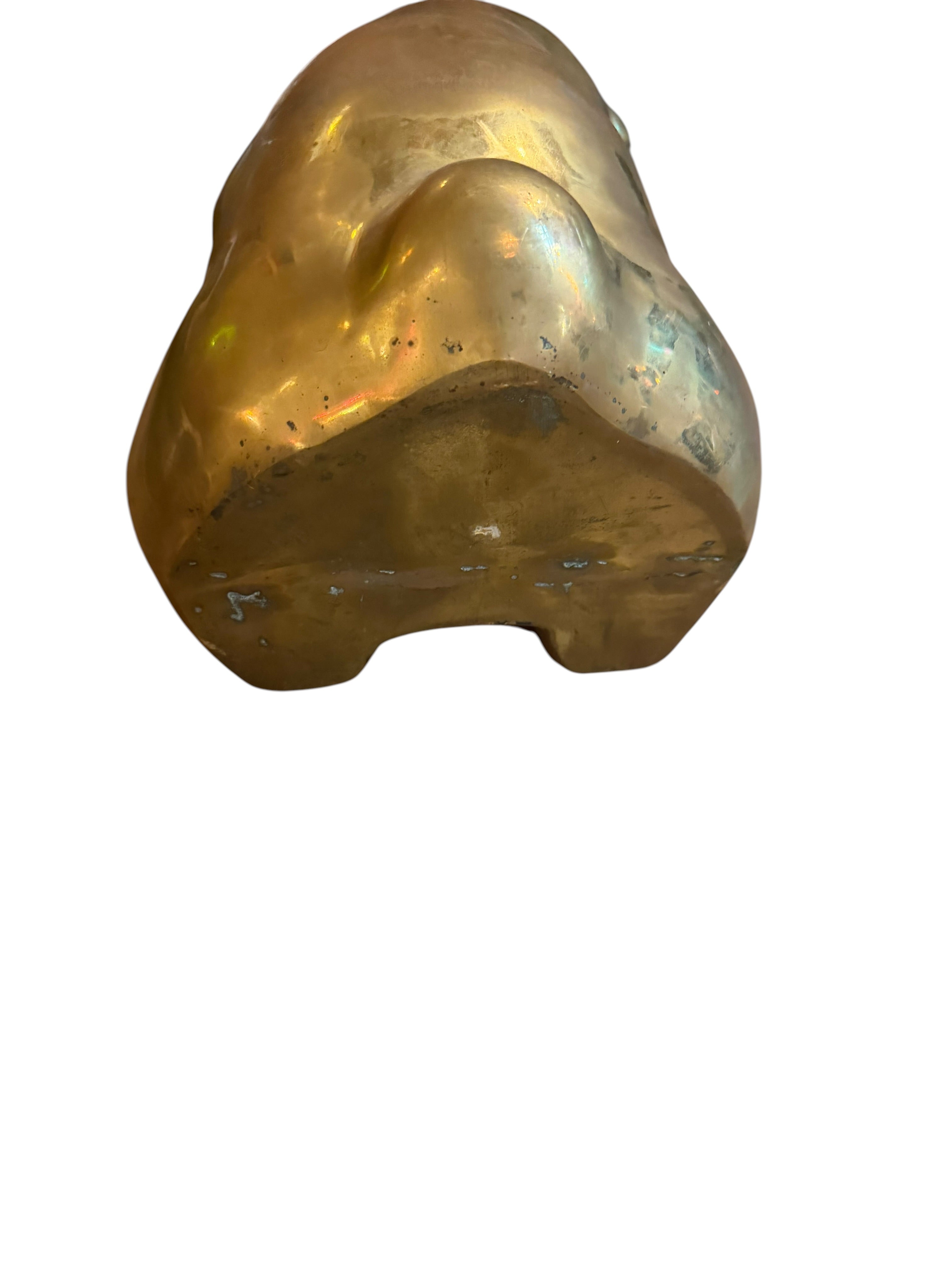 MCM Brass Panda Statue Figurine
