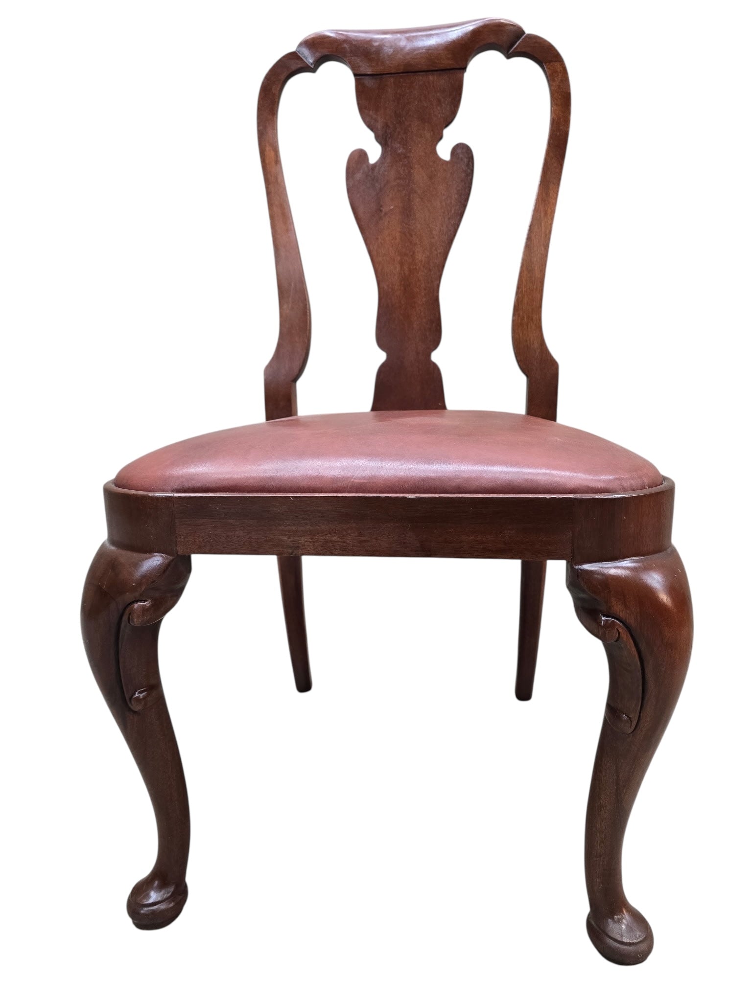 Vintage Queen Anne Style Dining Chairs By Baker Furniture - 4