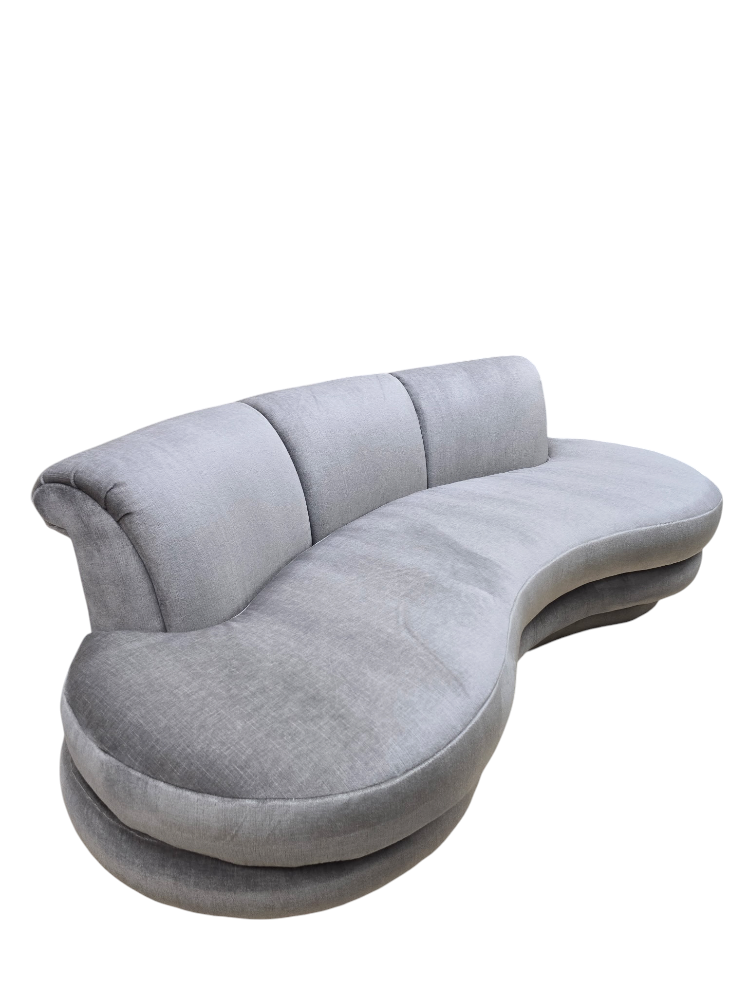 MCM Adrian Pearsall Kidney Shape Cloud Sofa Newly Reupholstered