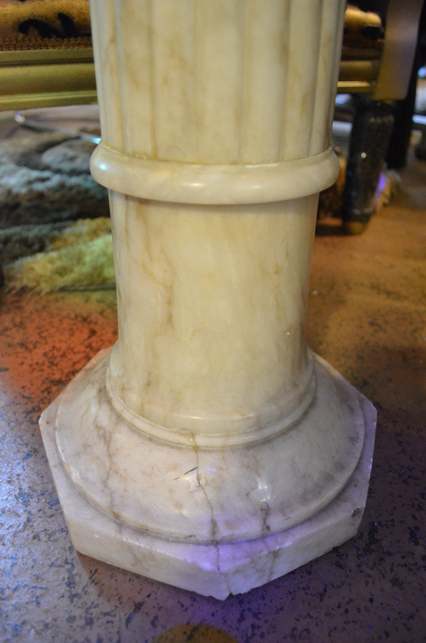 Vintage Marble Column Pedestal