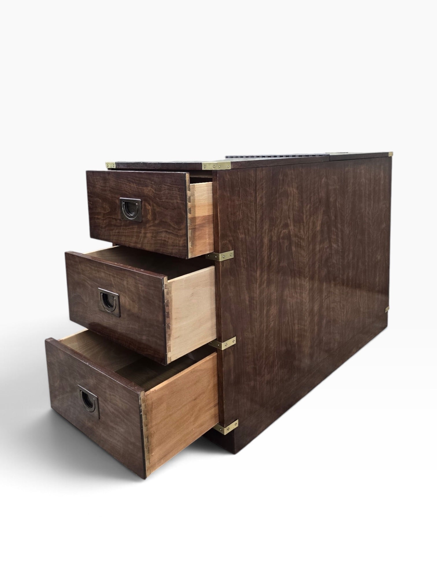 New - MCM Campaign Style File Chest by Drexel