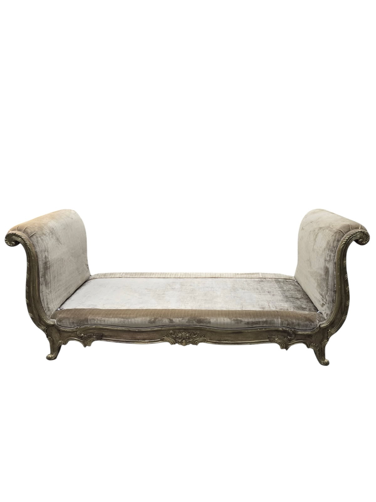 Vintage Marge Carson French Louis XV Style Daybed Newly Reupholstered