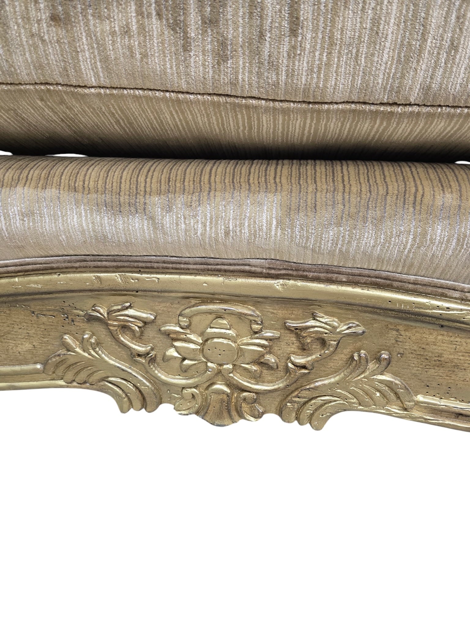 Vintage Marge Carson French Louis XV Style Daybed Newly Reupholstered