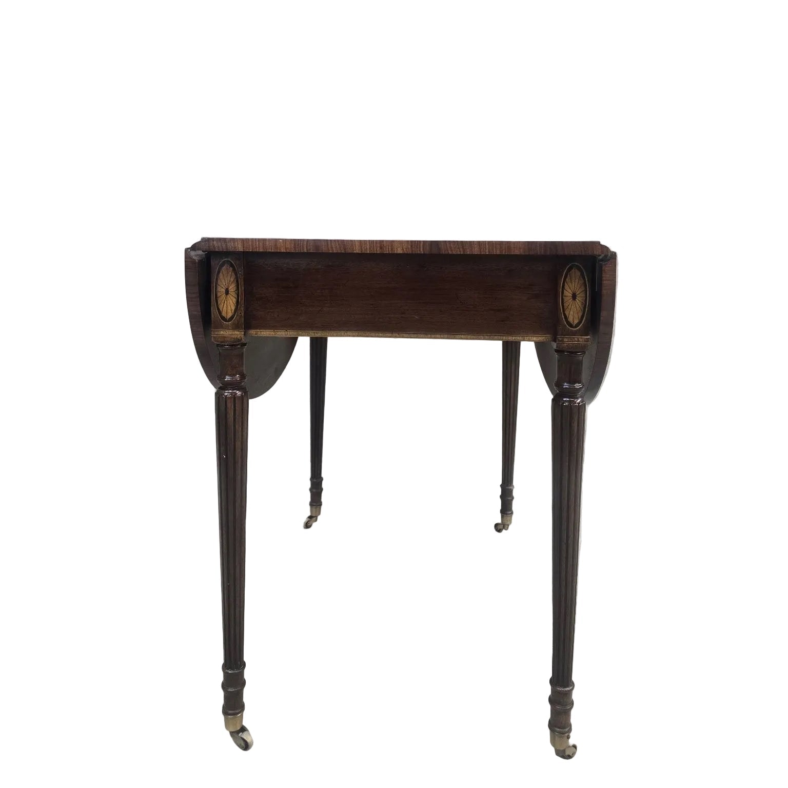 Vintage Aston Court by Henredon Regency Drop-Leaf Pembroke Writing Table