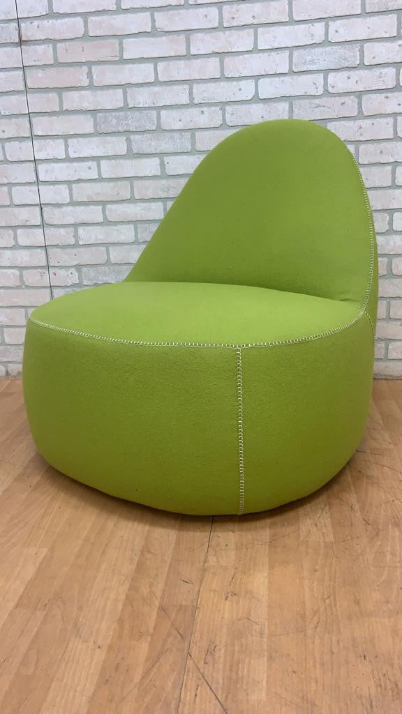 Modern Bernhardt Design Mitt Lounge Chair in Green