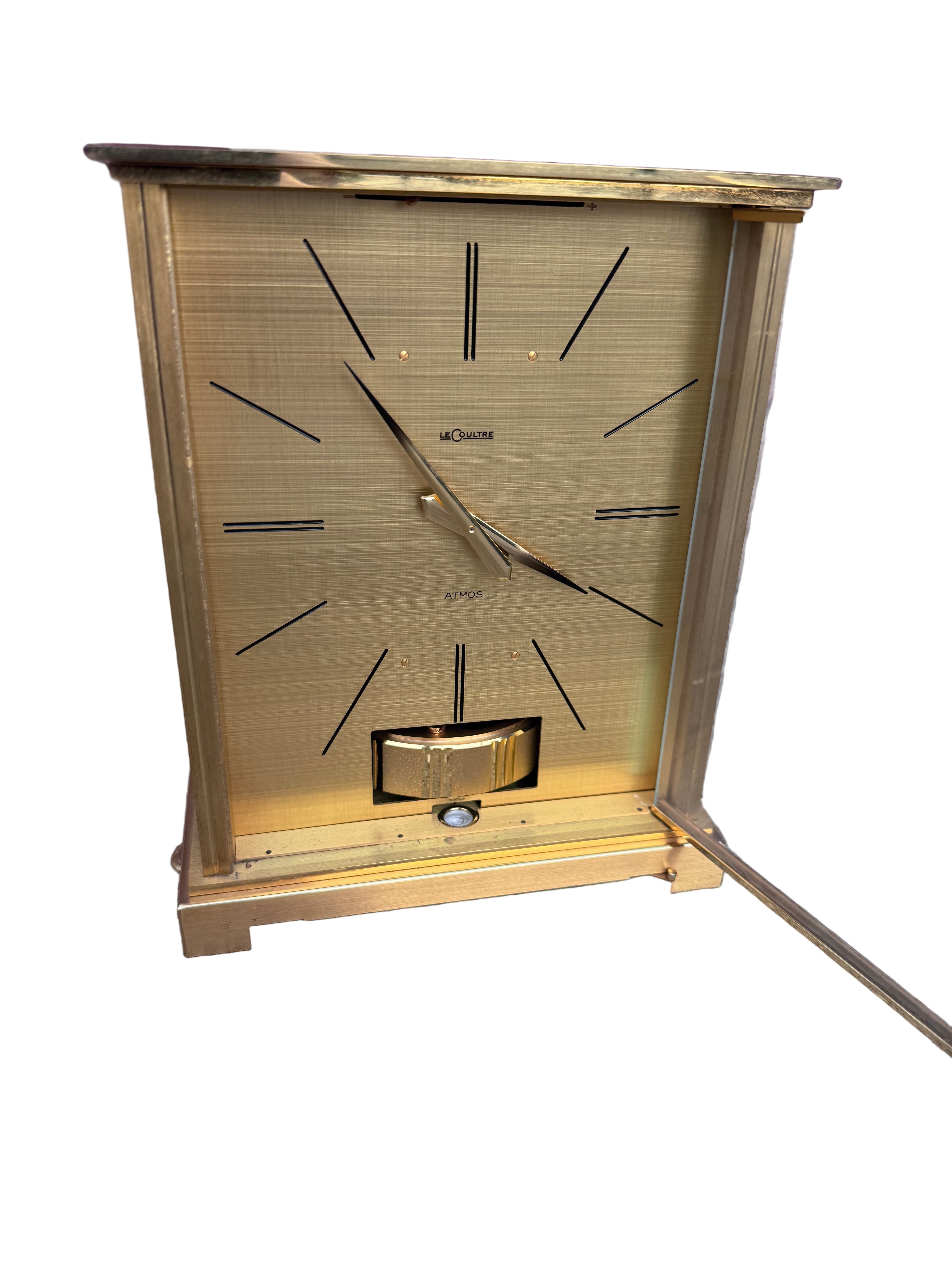 Vintage Jaeger LeCoultre Atmos Desk Clock Embassy VII