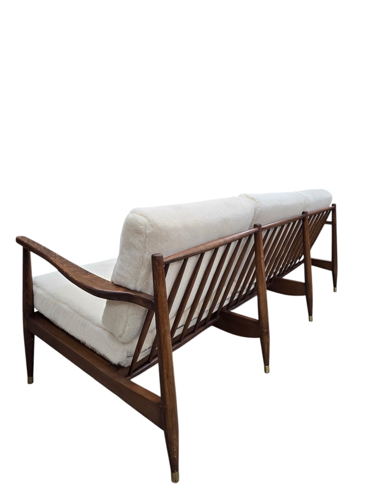 Danish Modern Sofa by Ib Kofod-Larsen Newly Reupholstered