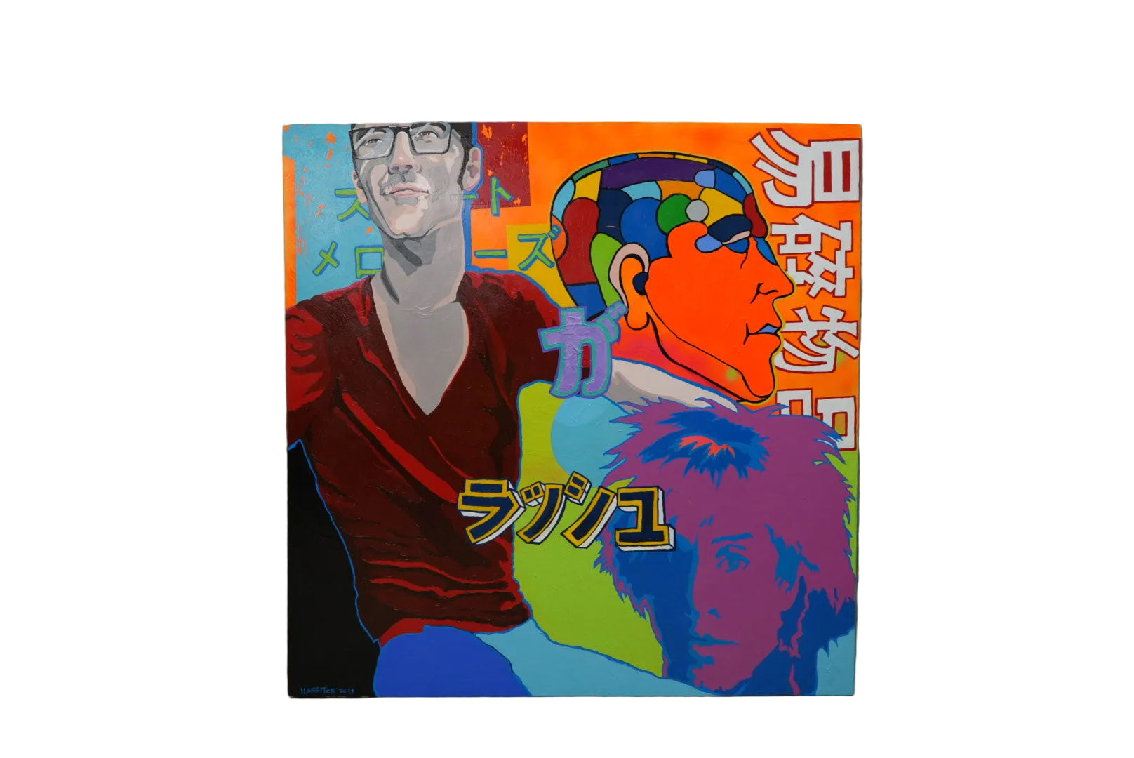 Pop Art Illustration Acrylic on Canvas by Jeff Lassiter