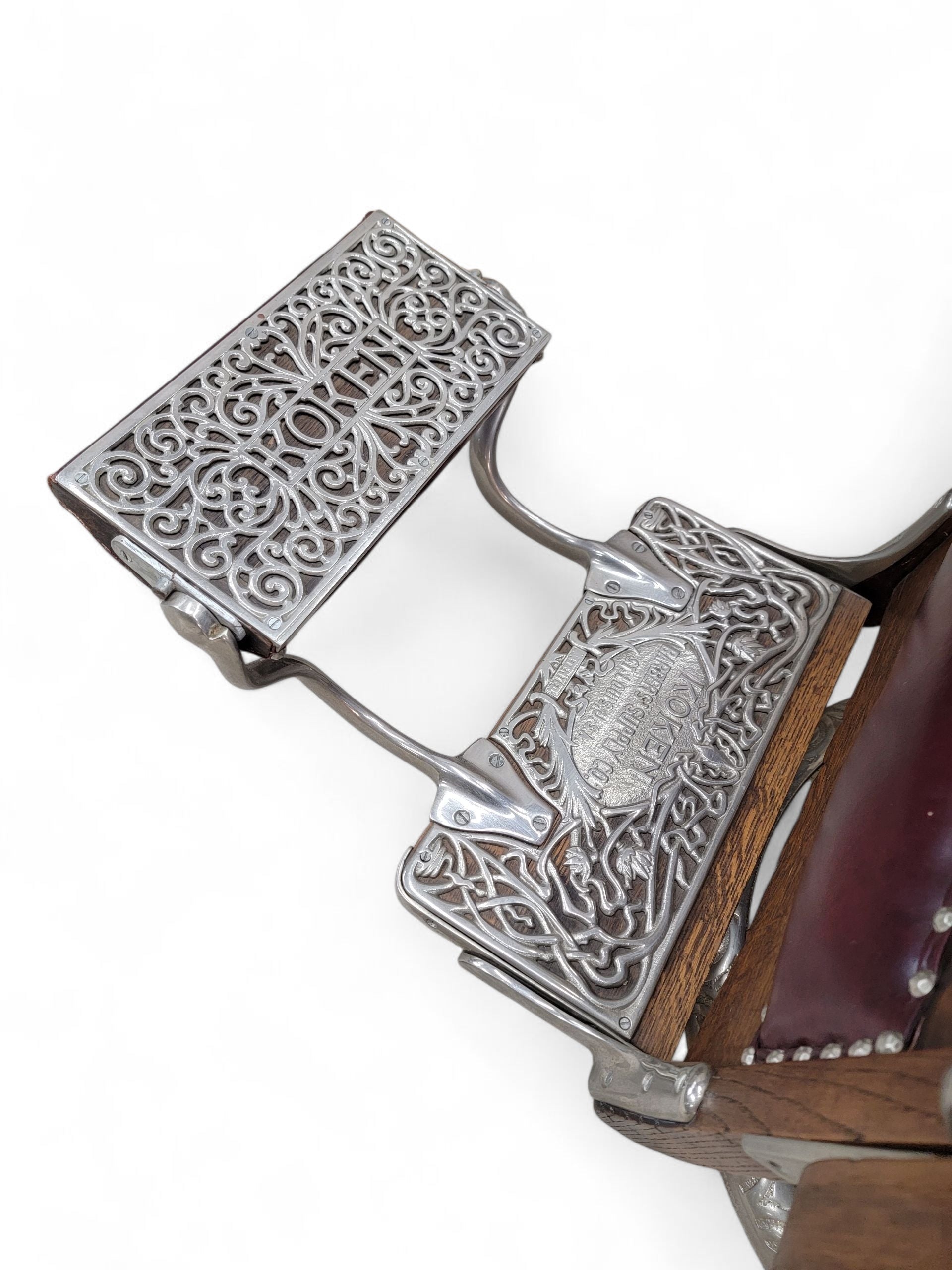 HOLD - Antique Koken Hydraulic Barber Chair