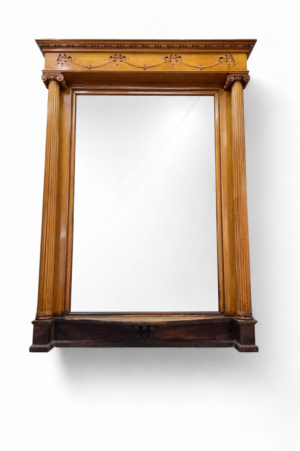 Antique Victorian Style Architectural Salvage Beveled Pier Mirror