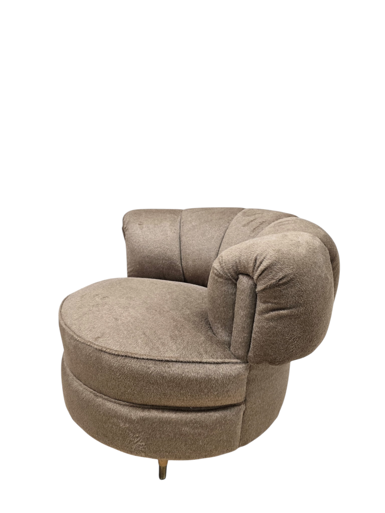 MCM Barrel Back Lounge Chairs Newly Reupholstered – Pair