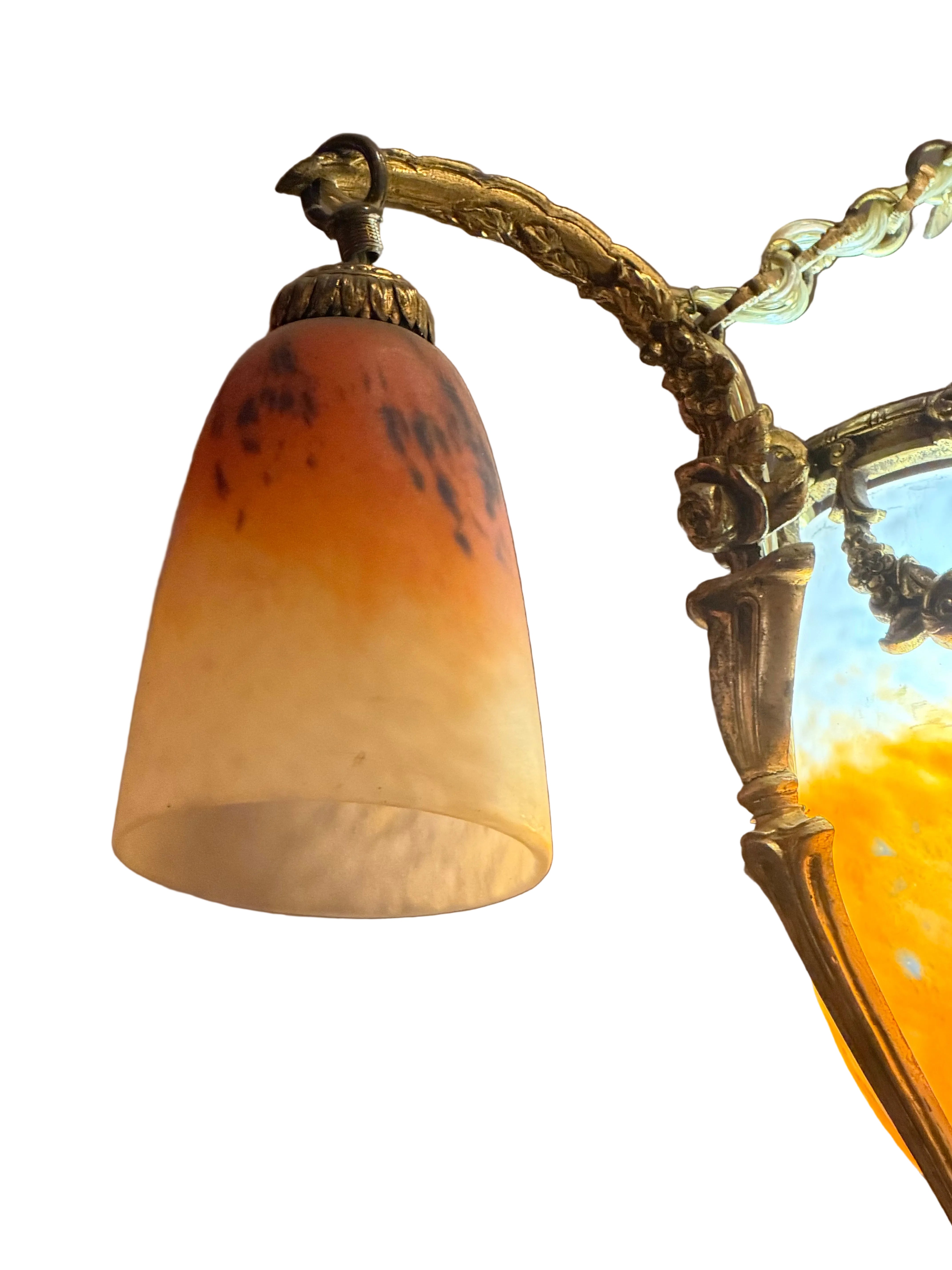 Antique French Art Deco Chandelier