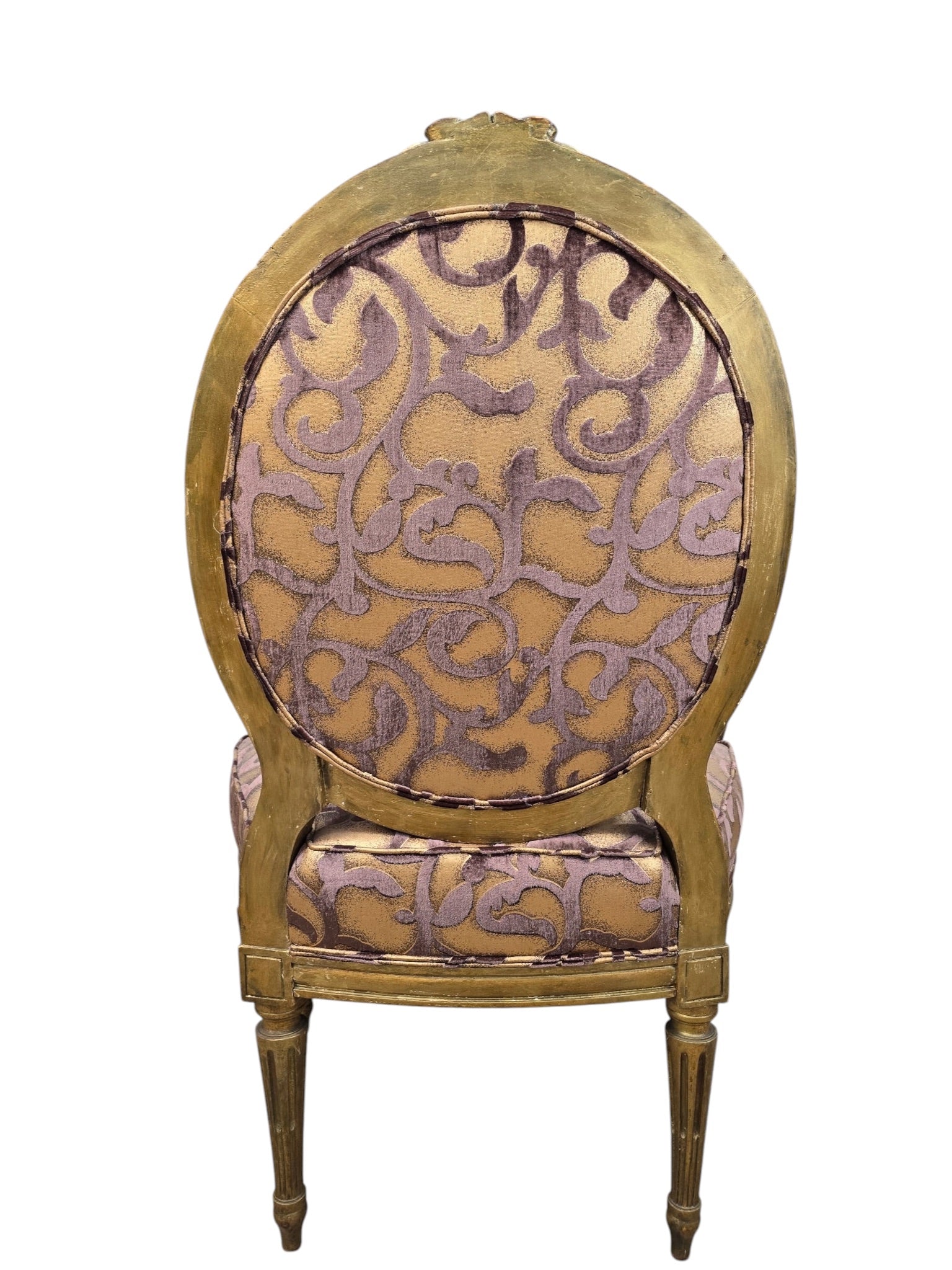 Antique French Louis XV Style Fauteuil Chairs Newly Reupholstered - Pair