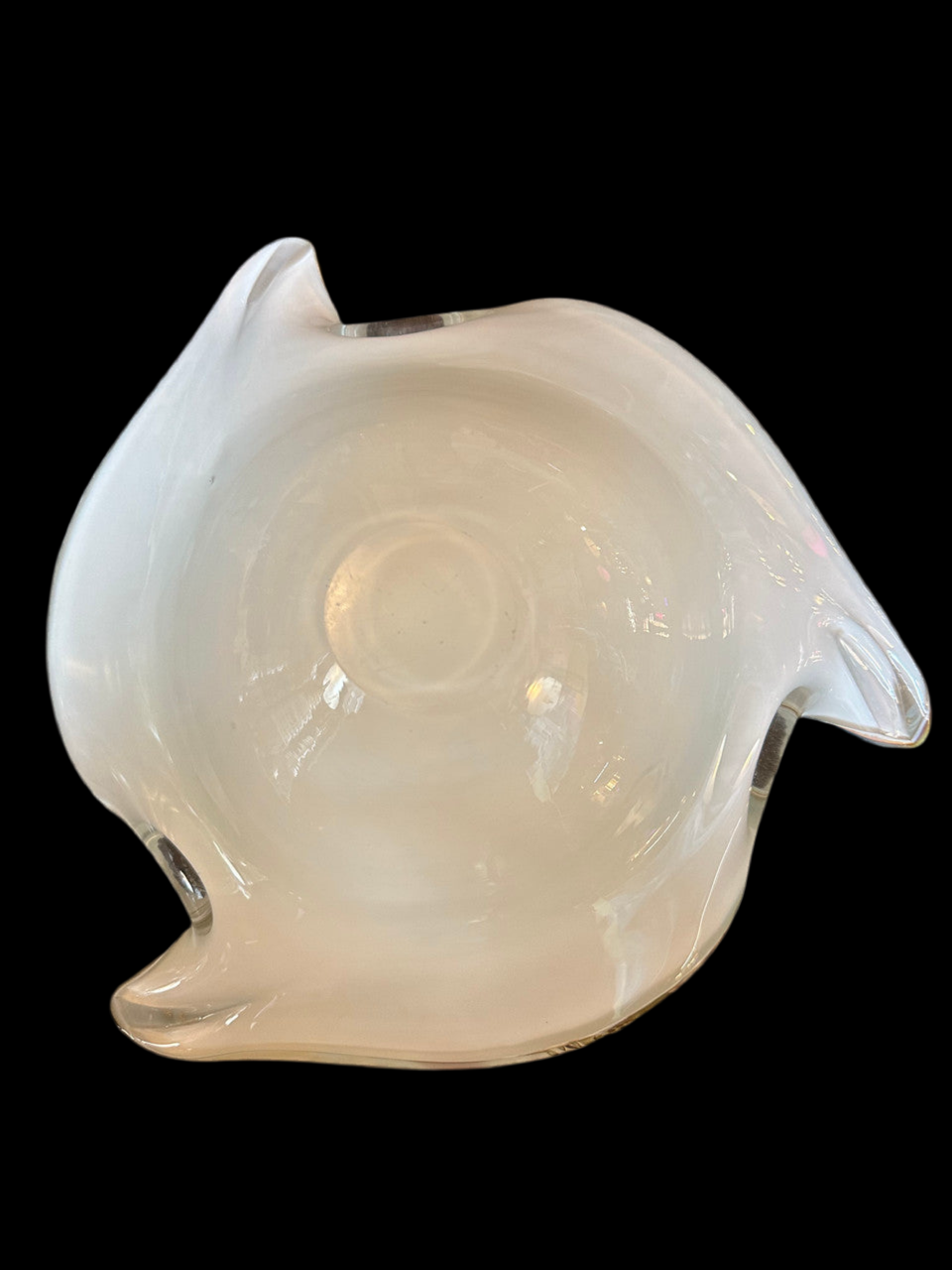 Mid Century Modern Murano Italian Art Glass Ashtray Bowl