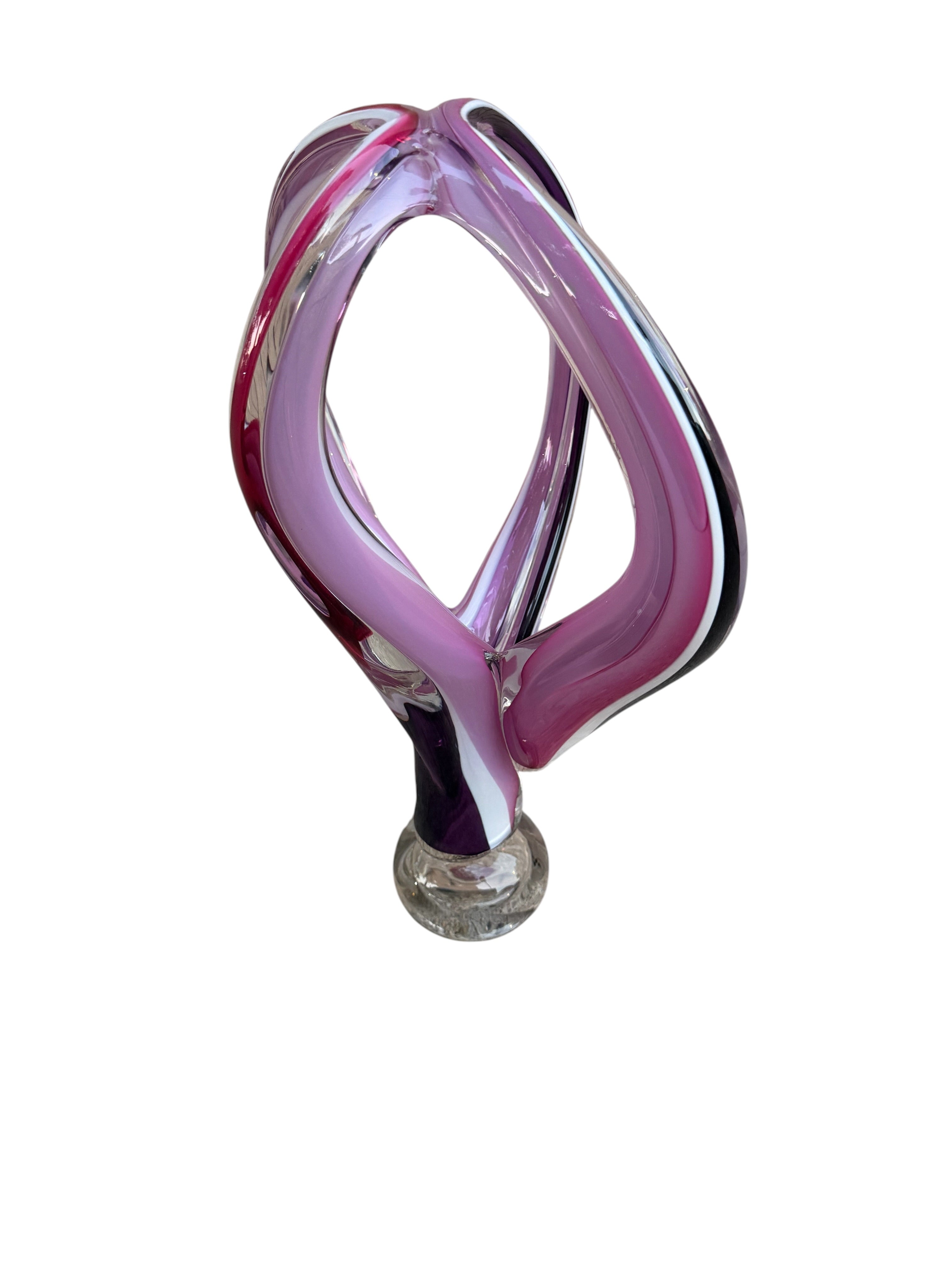 Vintage Barry Entner “Dreamscape” Signed Handblown Art Glass Sculpture
