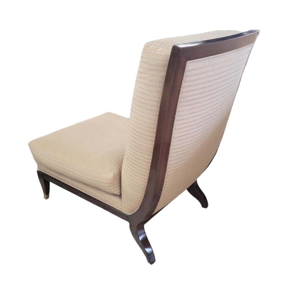 Chaise Apollon Collection Armless Slipper Chair by William Switzer