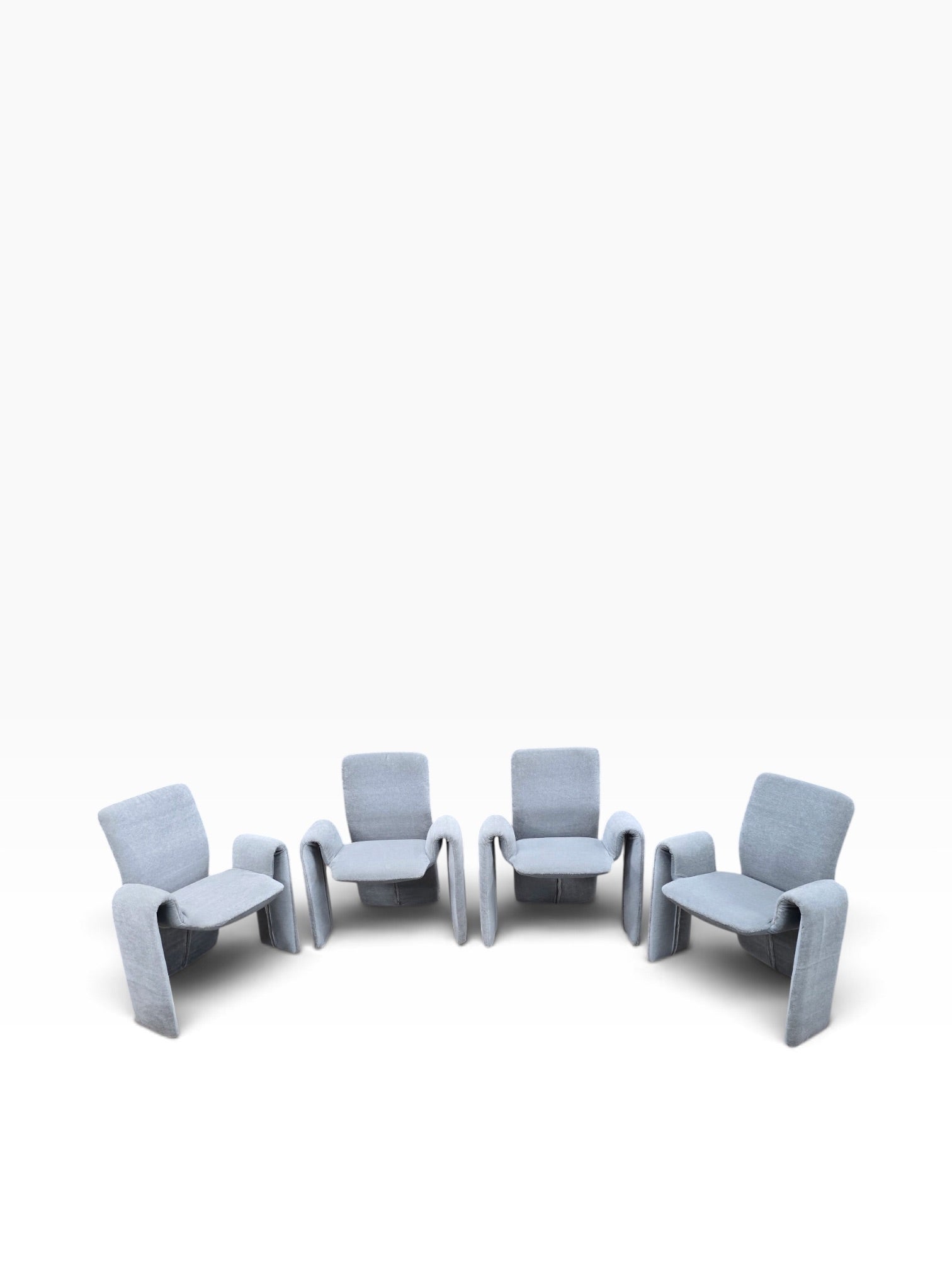 Postmodern Dining Chairs Newly Reupholstered by Steve Leonard - 4