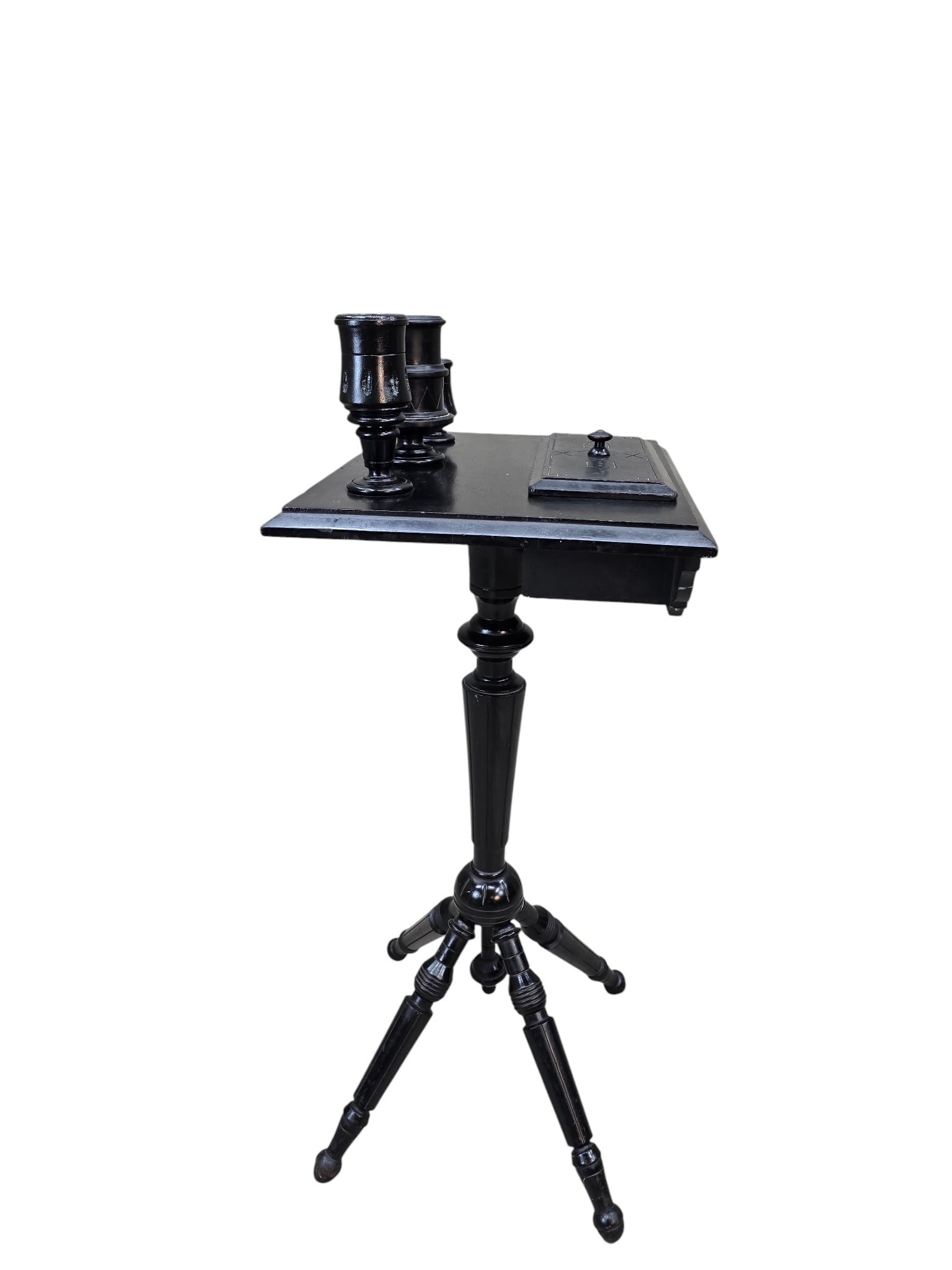 Victorian Ebonized Barber Stand